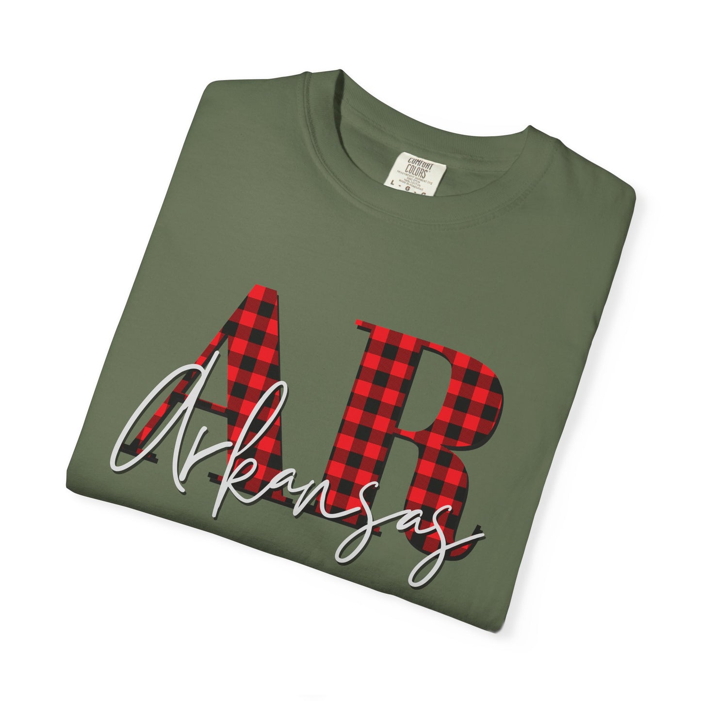 Buffalo Plaid AR Arkansas Comfort Colors® T-Shirt