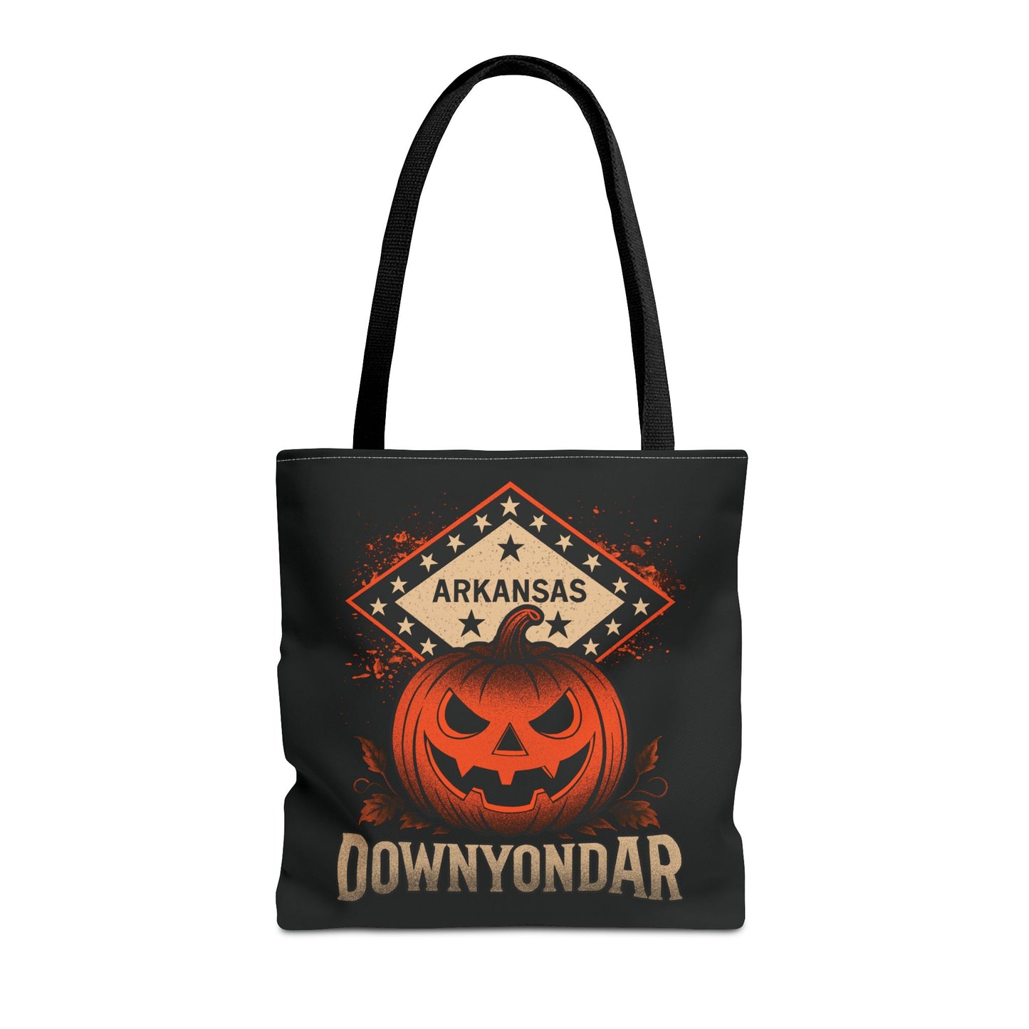 DownYondAR Arkansas Pumpkin Tote Bag, Halloween Pumpkin Tote Bag, Spooky Tote, Fall Style, Trick or Treat Bag, Arkansas Theme, Autumn Festival