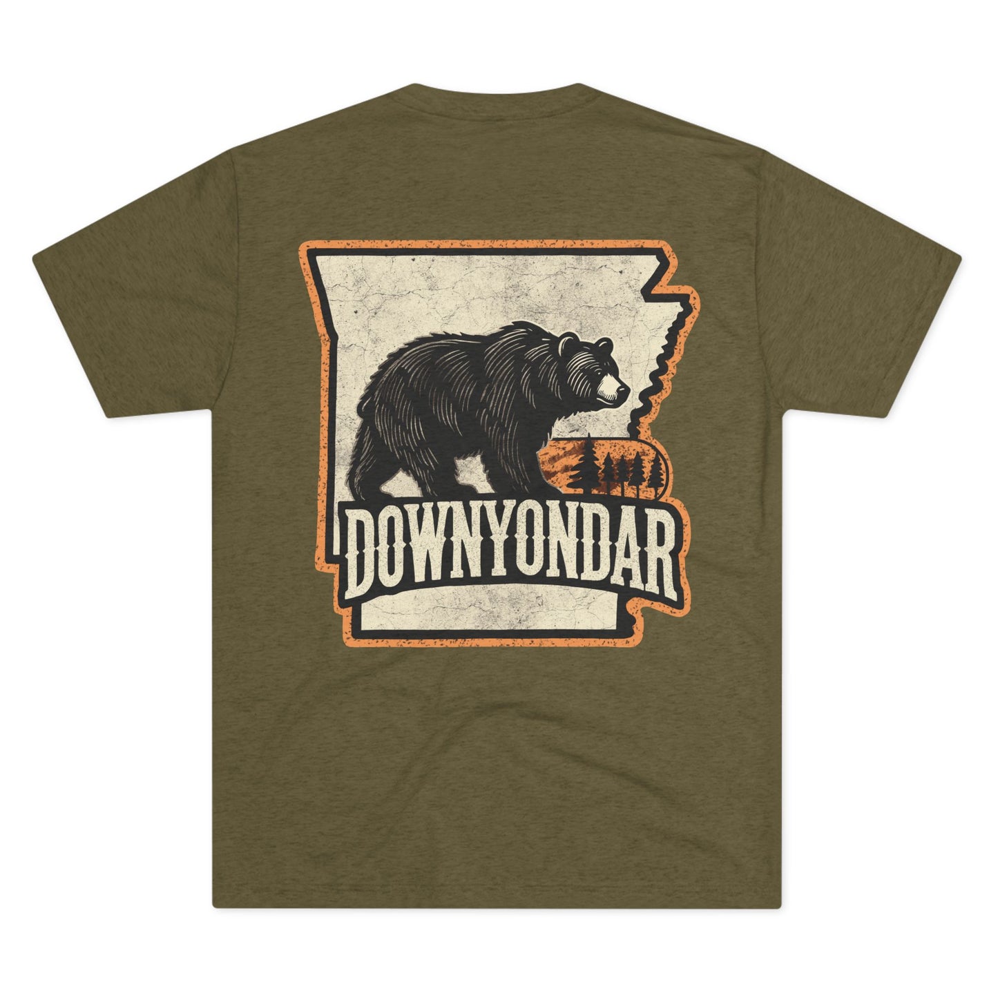 DownYondAR Bear Country Tee | Unisex Tri-Blend Crew Shirt