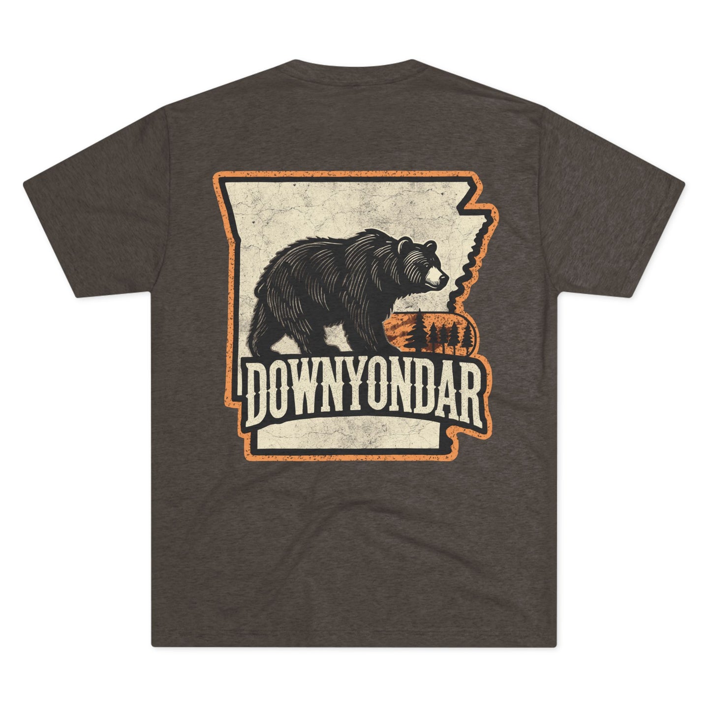 DownYondAR Bear Country Tee | Unisex Tri-Blend Crew Shirt