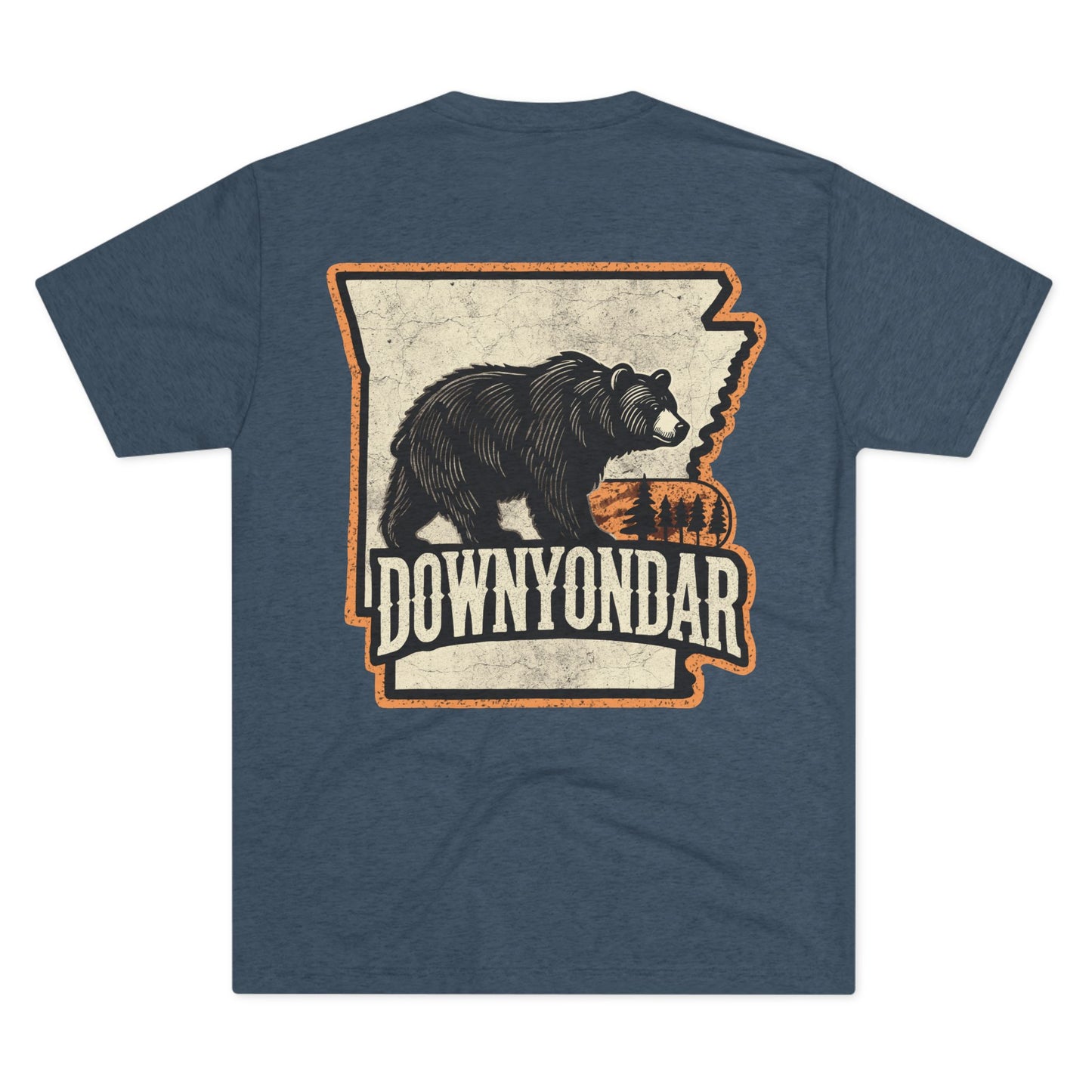 DownYondAR Bear Country Tee | Unisex Tri-Blend Crew Shirt