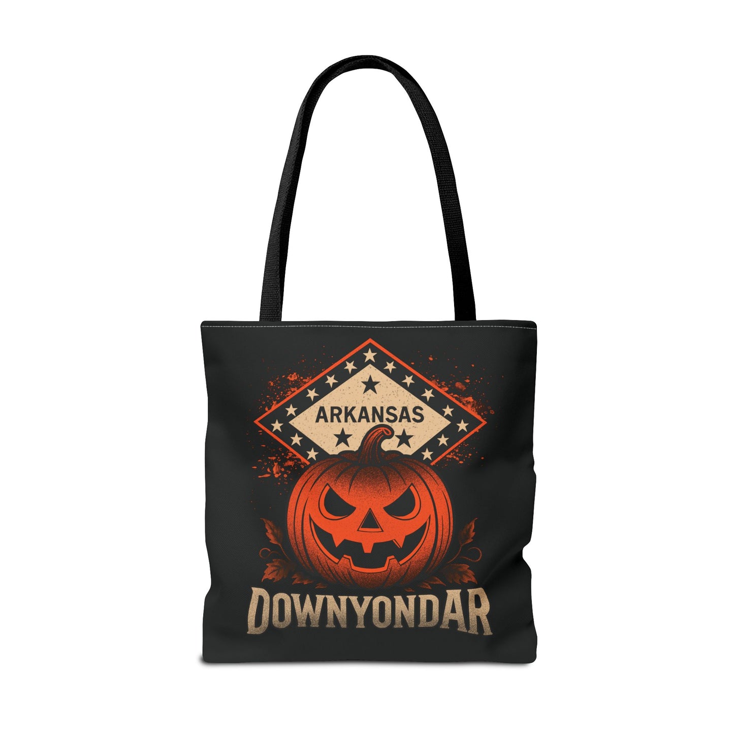 DownYondAR Arkansas Pumpkin Tote Bag, Halloween Pumpkin Tote Bag, Spooky Tote, Fall Style, Trick or Treat Bag, Arkansas Theme, Autumn Festival