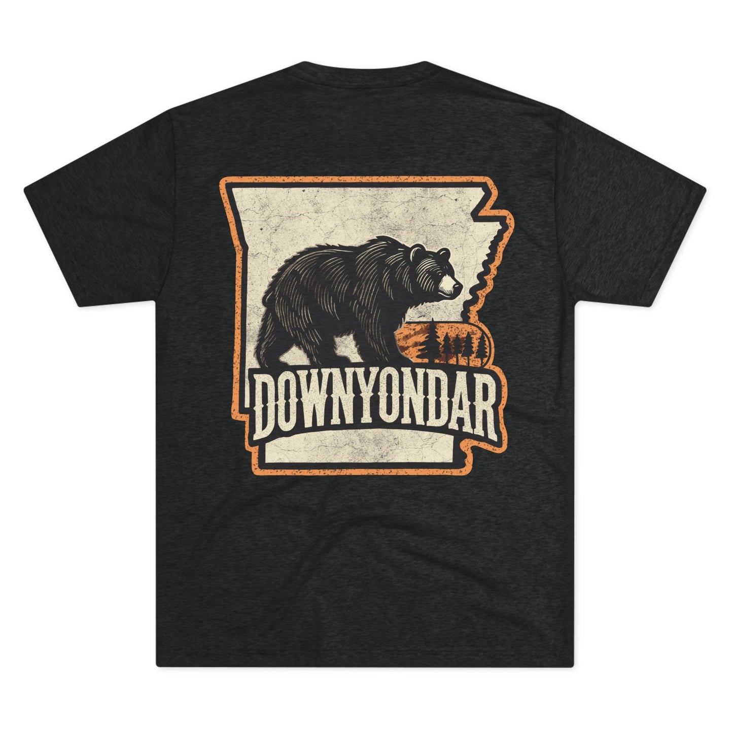 DownYondAR Bear Country Tee | Unisex Tri-Blend Crew Shirt