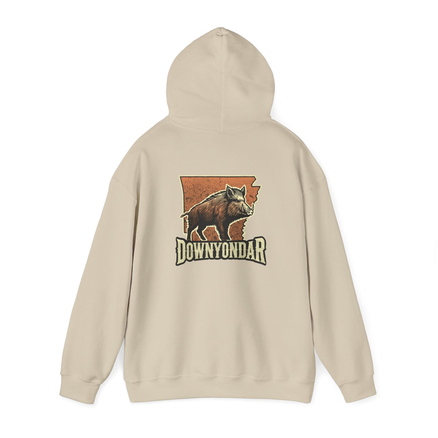 Arkansas Wildboar Hunting Unisex Heavy Blend™ Hooded Sweatshirt