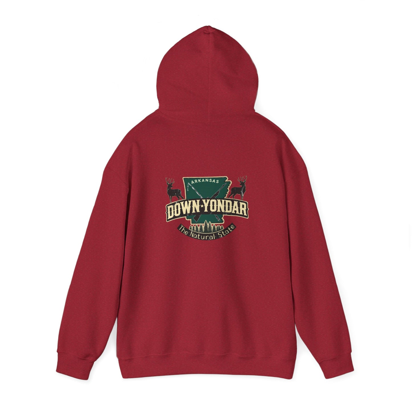 DownYondAR Arkansas Hunting Unisex Heavy Blend™ Hooded Sweatshirt