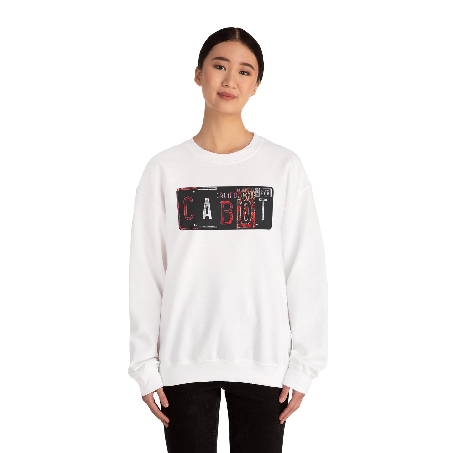 Cabot, Arkansas License Plate Crewneck Sweatshirt