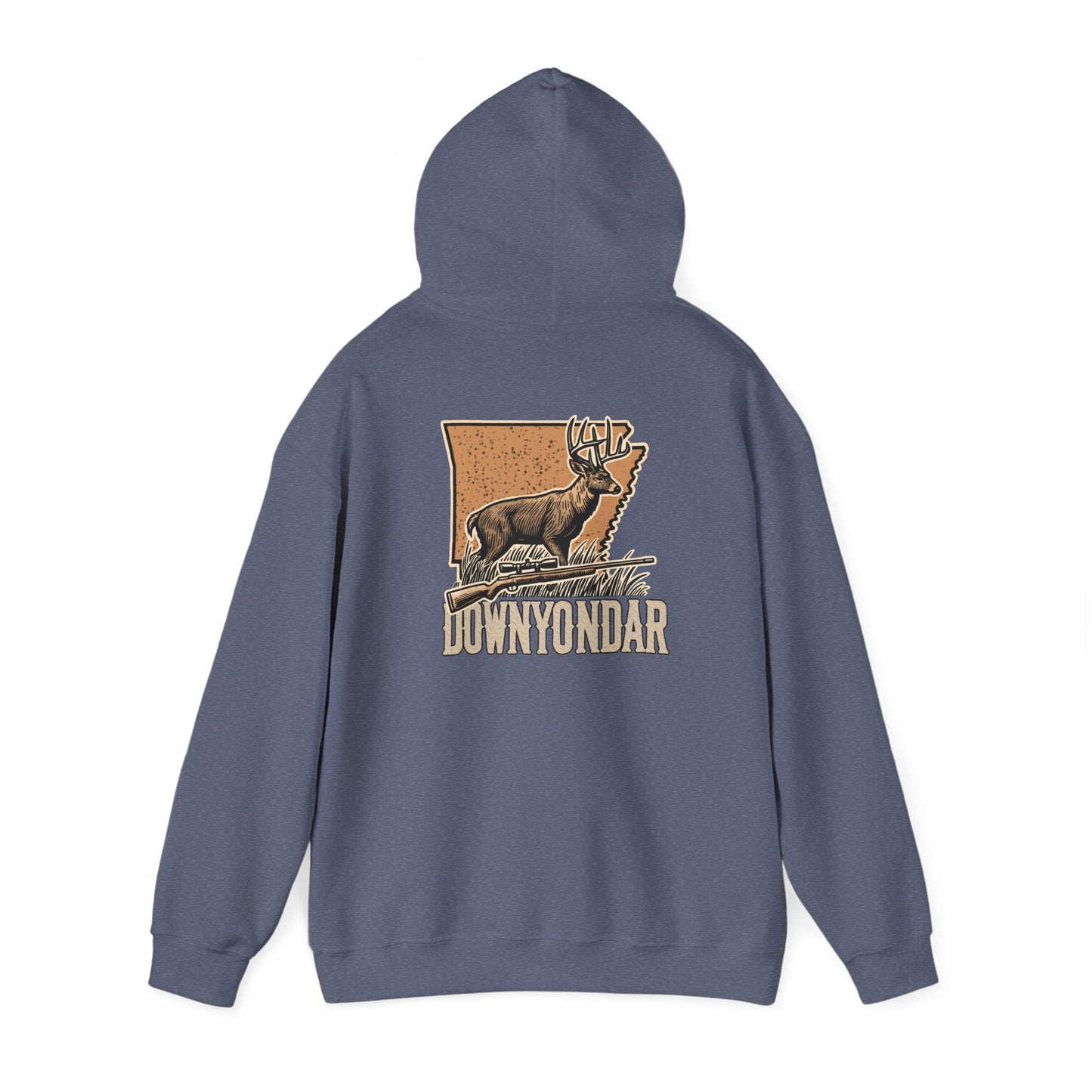 DownYondAR Arkansas Whitetail Deer Unisex Heavy Blend™ Hooded Sweatshirt