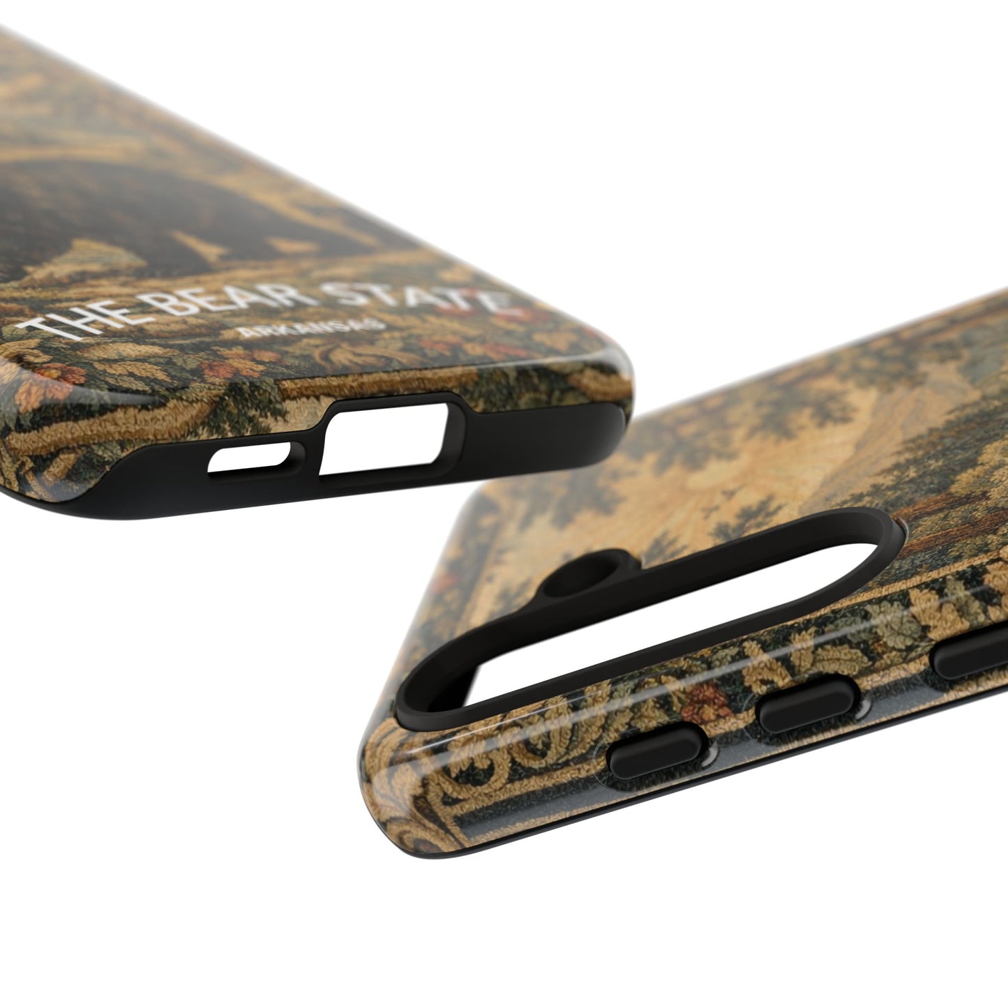 The Bear State Arkansas Vintage Forest Tough Phone Case for Samsung Galaxy Phones