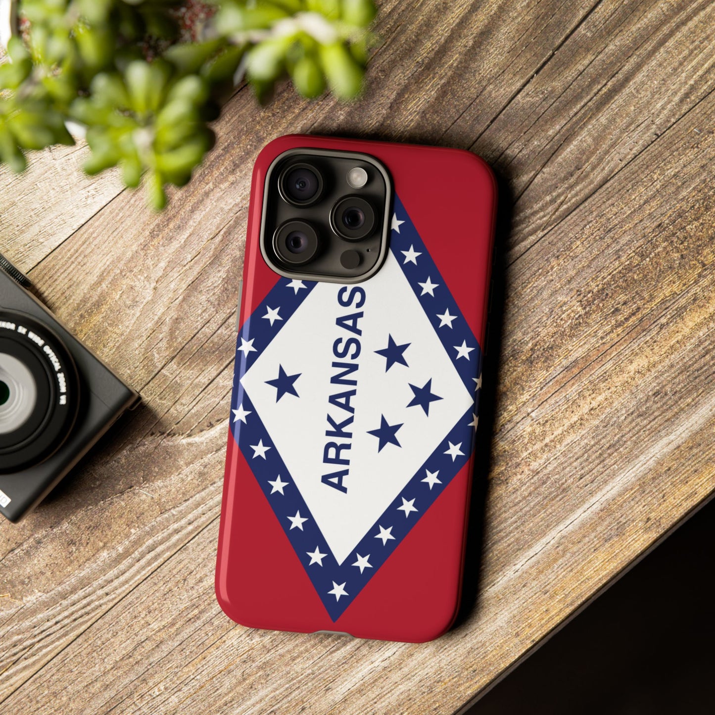 Arkansas State Flag Tough Case for iPhone