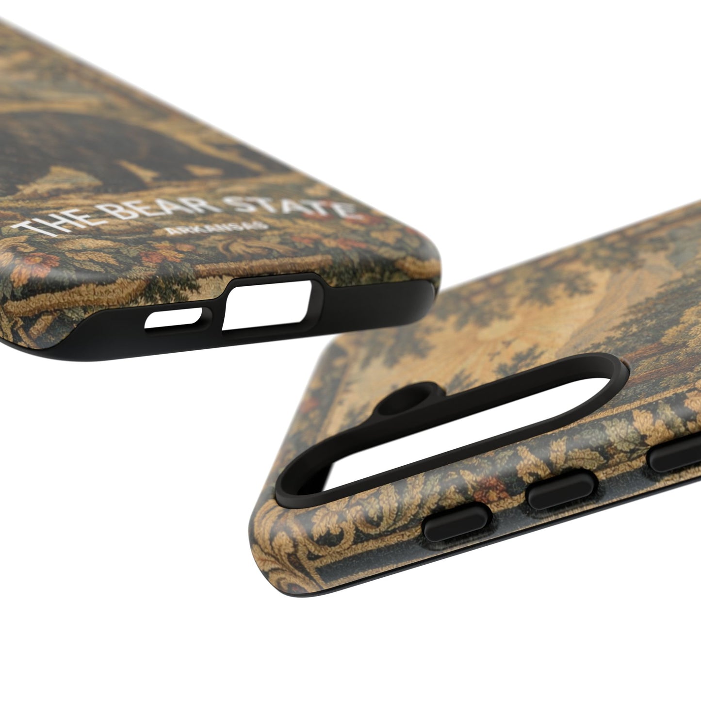The Bear State Arkansas Vintage Forest Tough Phone Case for Samsung Galaxy Phones