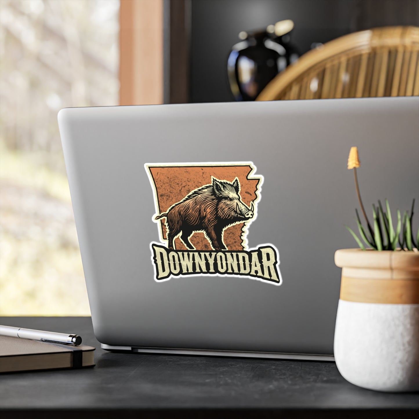 Arkansas Wildboar Hunting Vinyl Decal