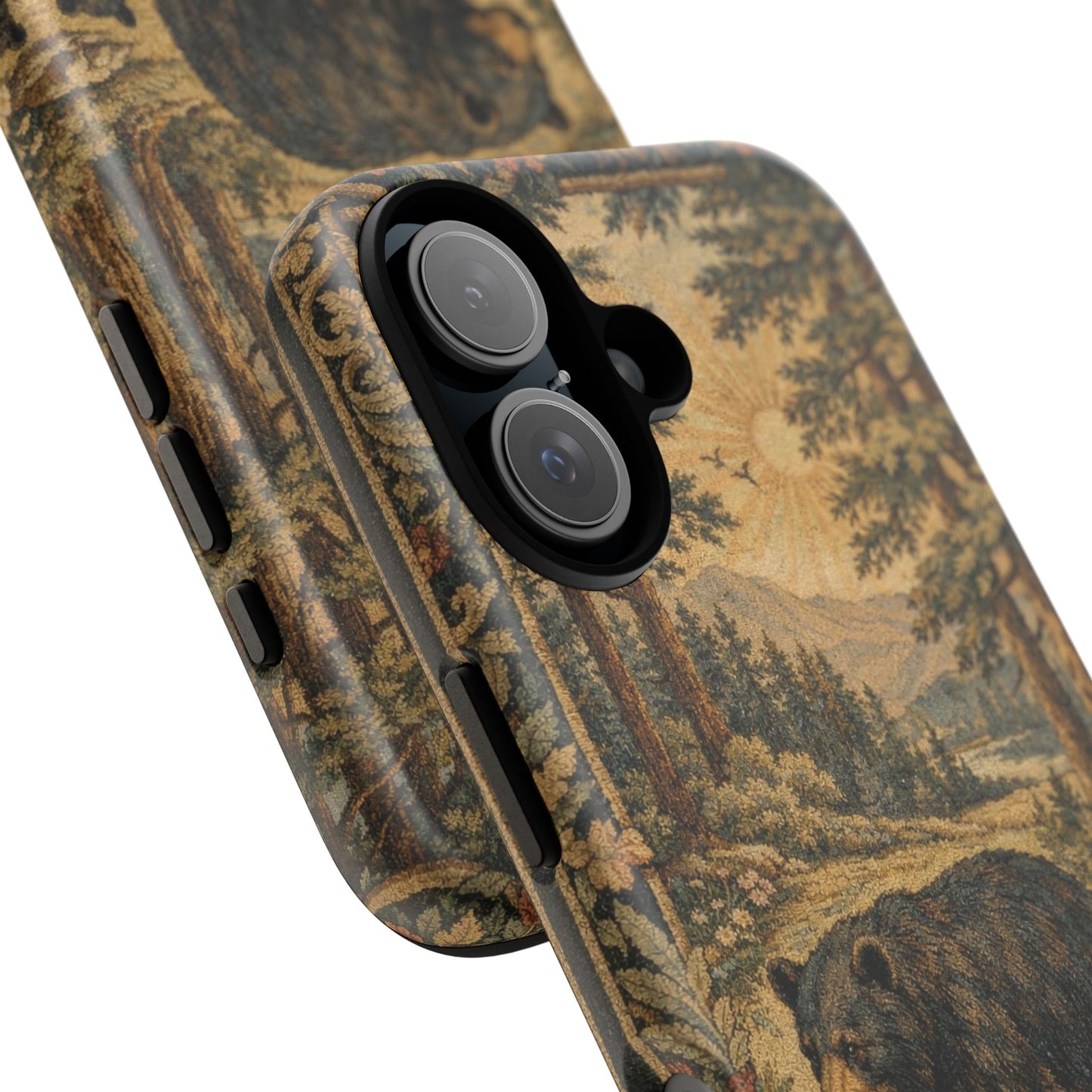The Bear State Arkansas Vintage Forest Tough Phone Case for iPhone