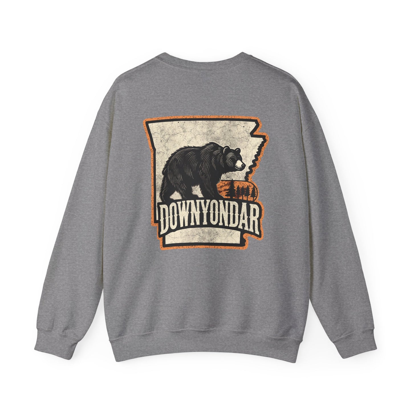 DownYondAR Arkansas Black Bear Unisex Heavy Blend™ Crewneck Sweatshirt