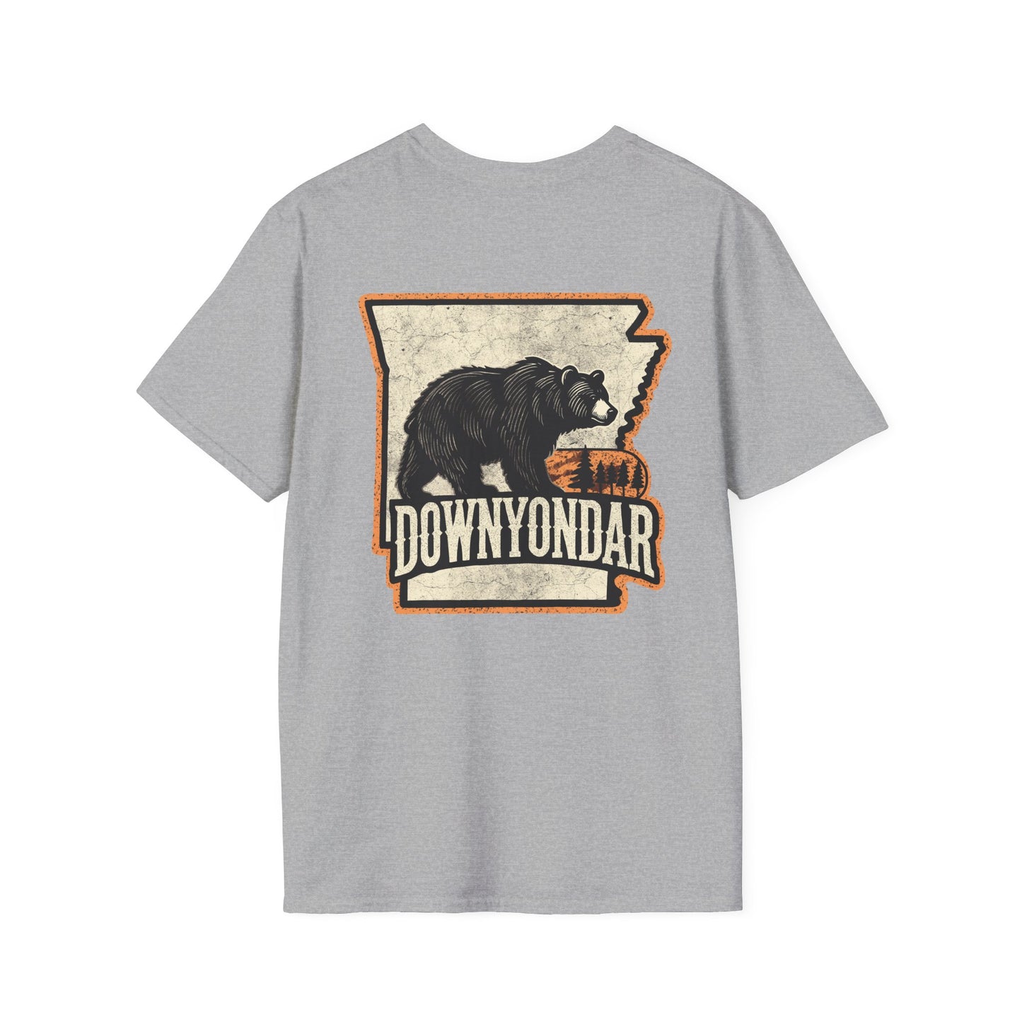 DownYondAR Black Bear Unisex Softstyle T-Shirt