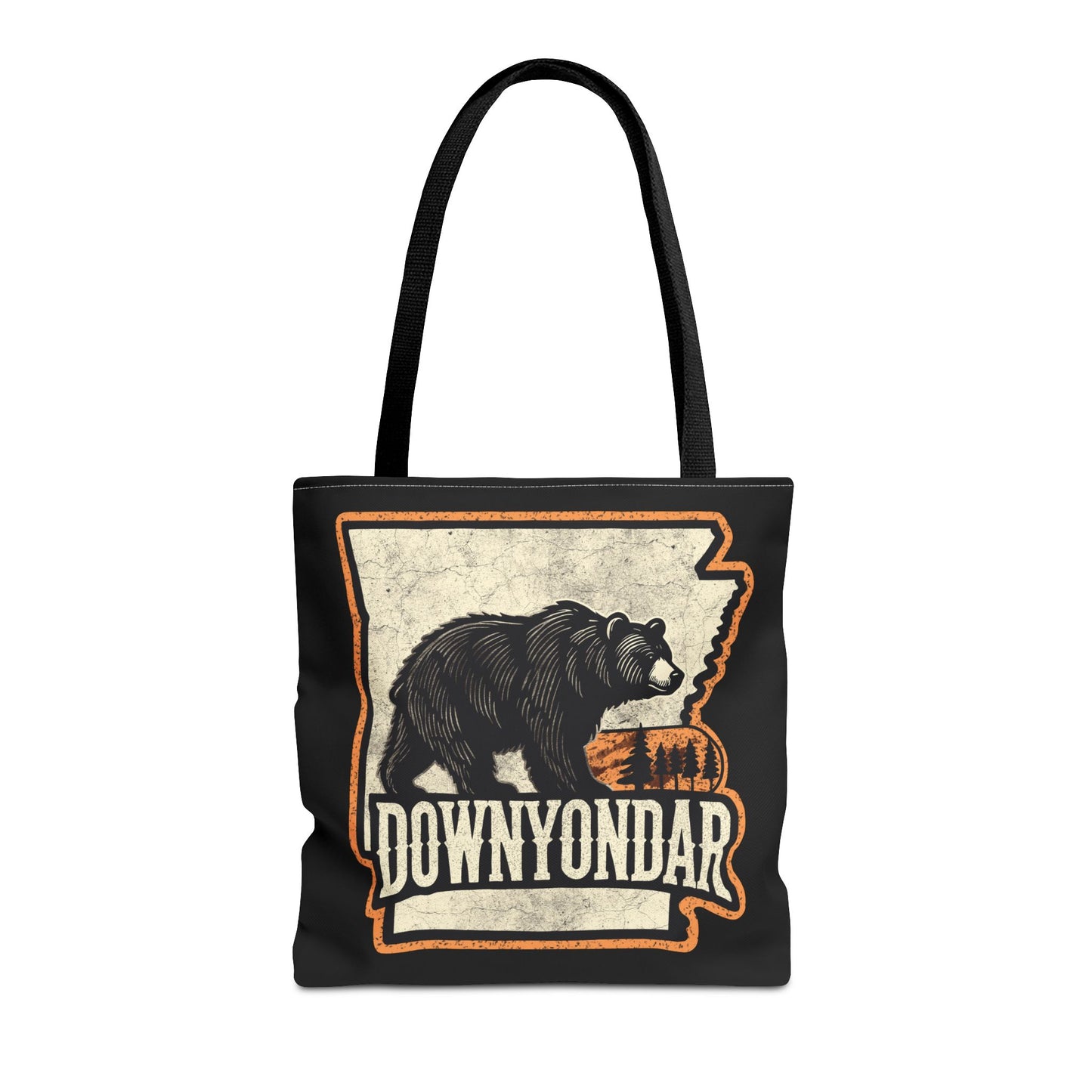 DownYondAR Black Bear Tote Bag