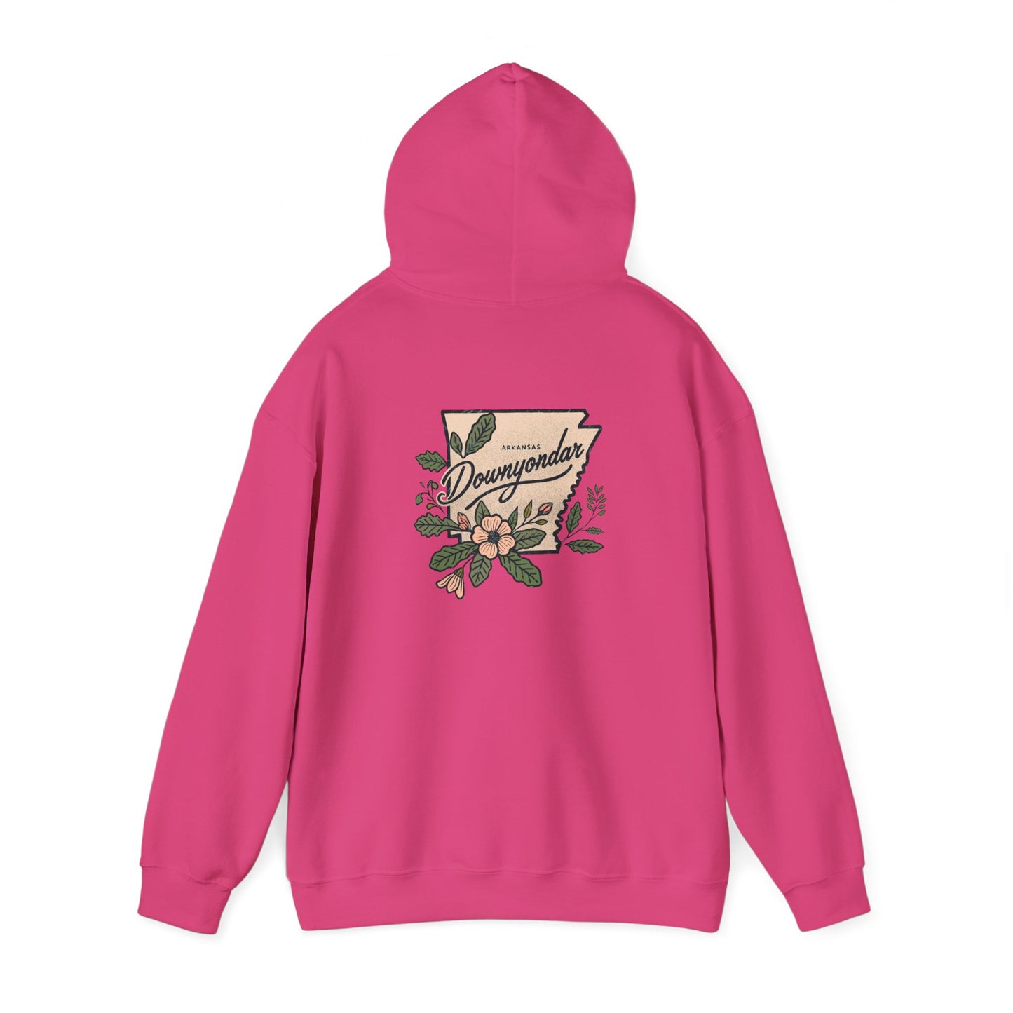 DownYondAR Floral Natural State Unisex Heavy Blend™ Hooded Sweatshirt