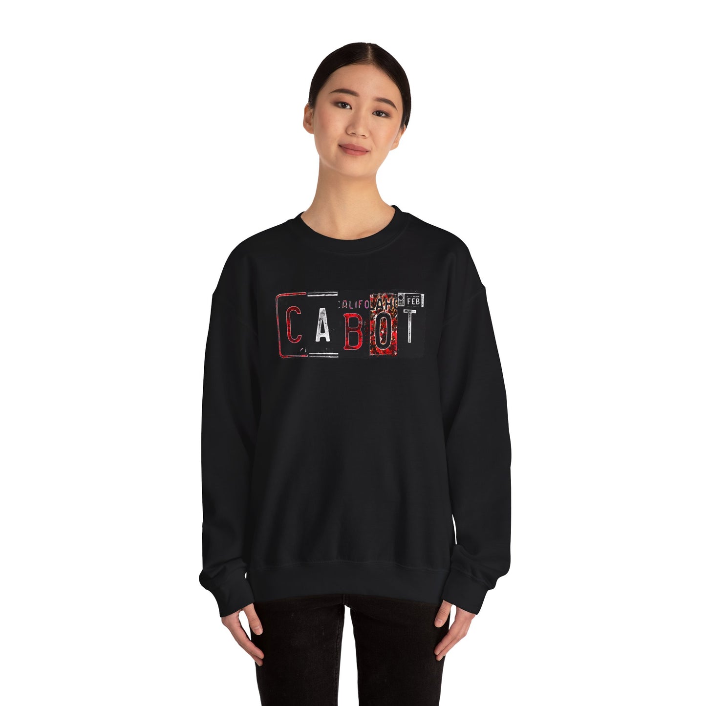 Cabot, Arkansas License Plate Crewneck Sweatshirt