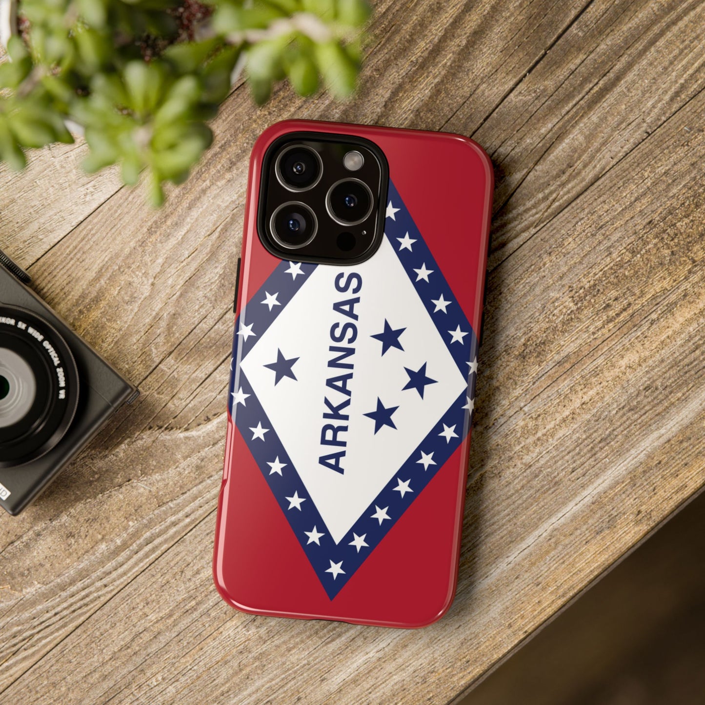 Arkansas State Flag Tough Case for iPhone