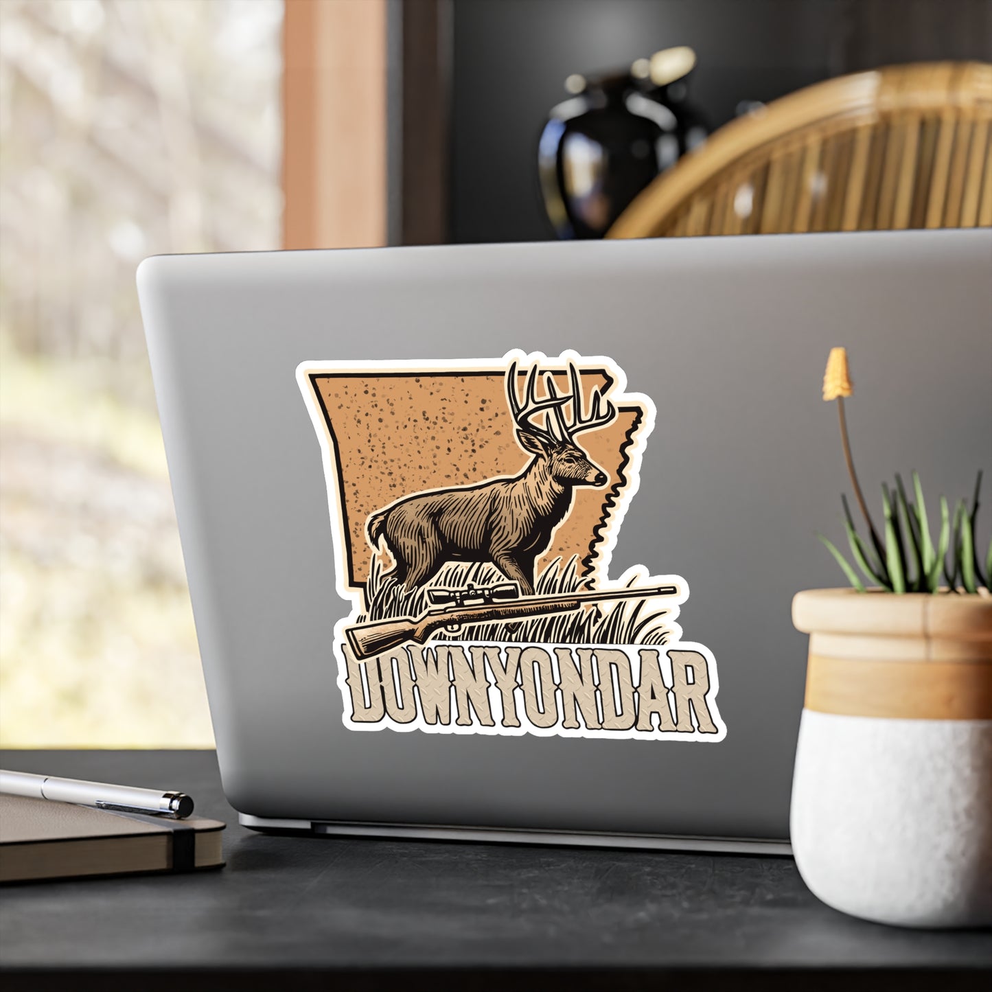 DownYondAR Arkansas Whitetail Deer Hunting Kiss-Cut Vinyl Decals