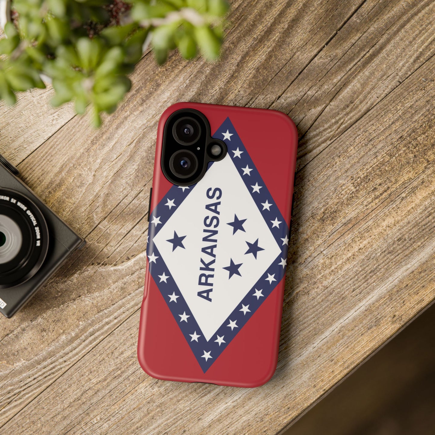 Arkansas State Flag Tough Case for iPhone