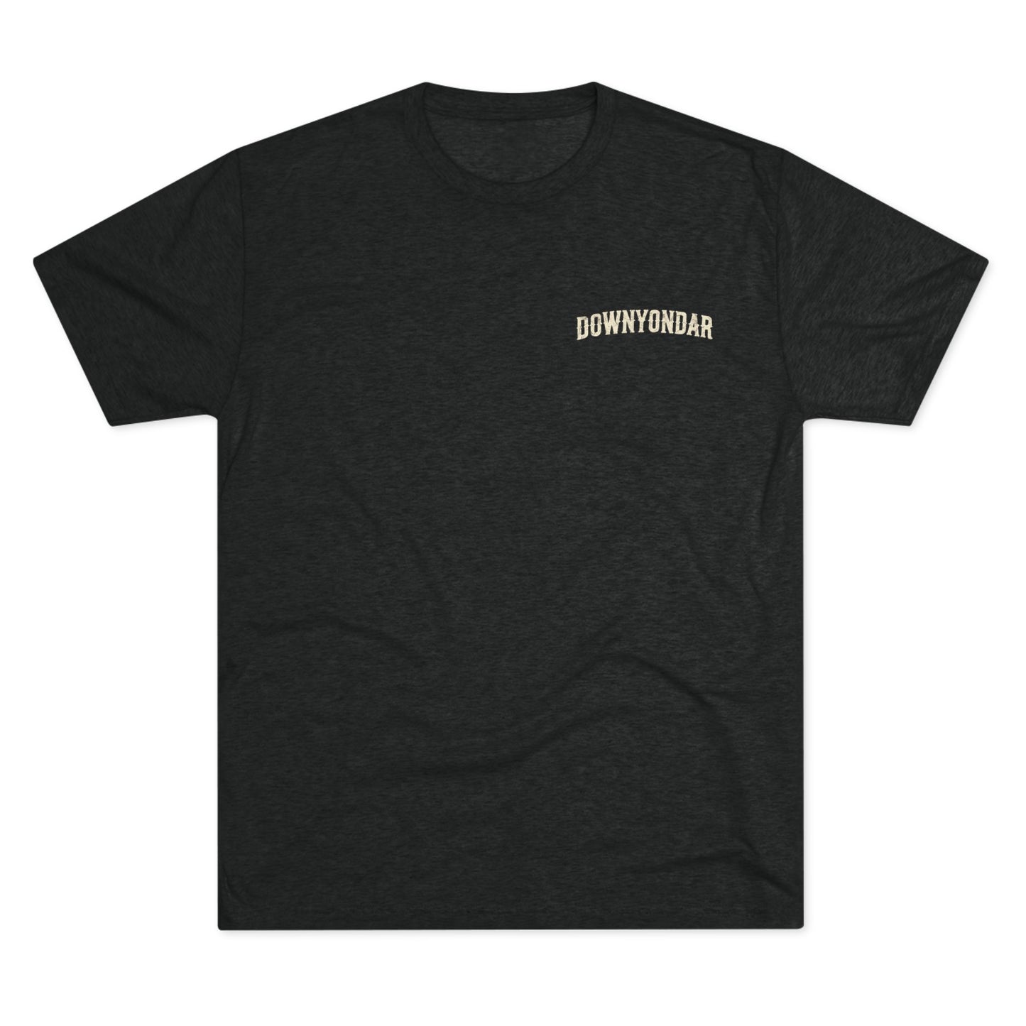 DownYondAR Arkansas Hunting Tee – Deer Skull Back Print | Unisex Tri-Blend Crew Shirt