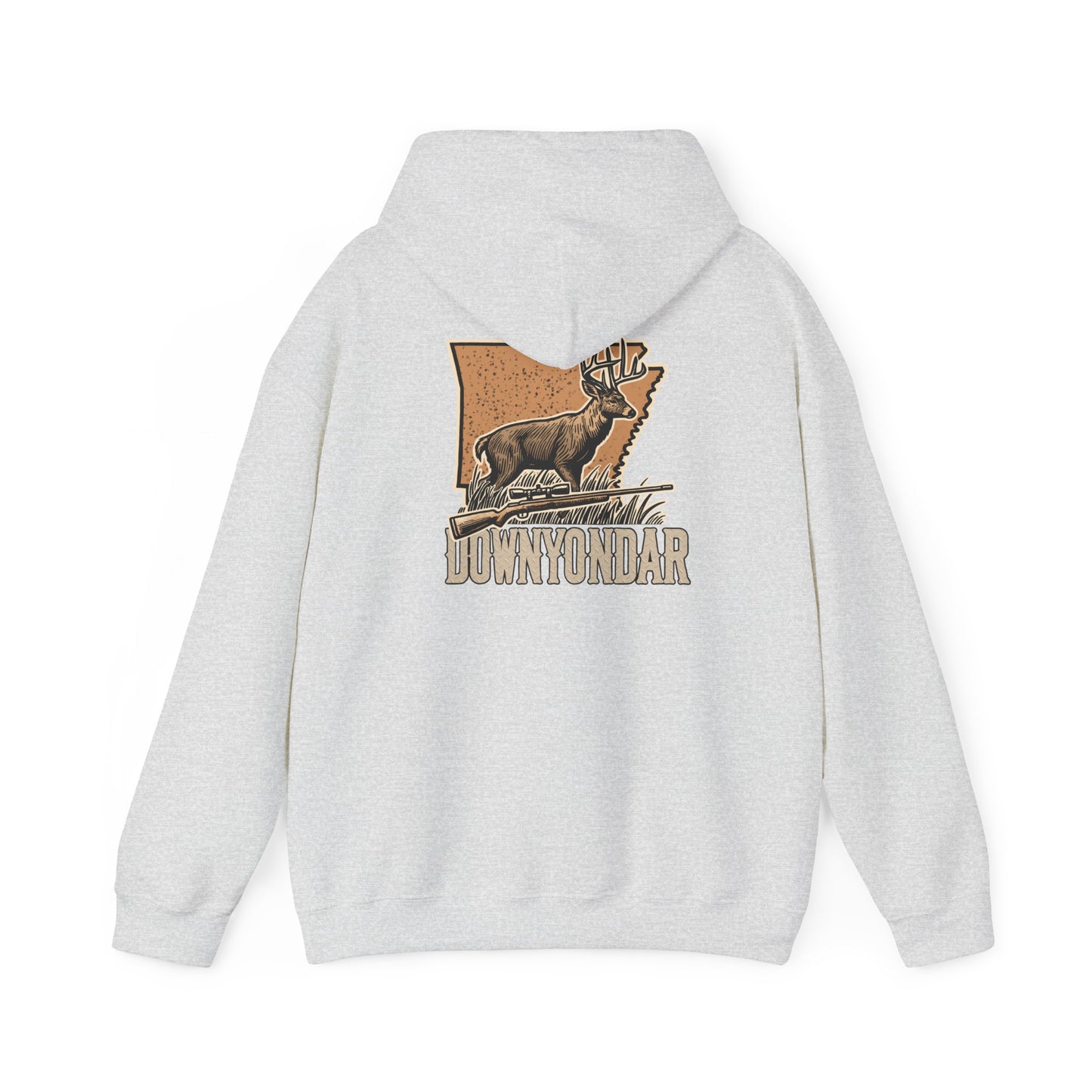 DownYondAR Arkansas Whitetail Deer Unisex Heavy Blend™ Hooded Sweatshirt