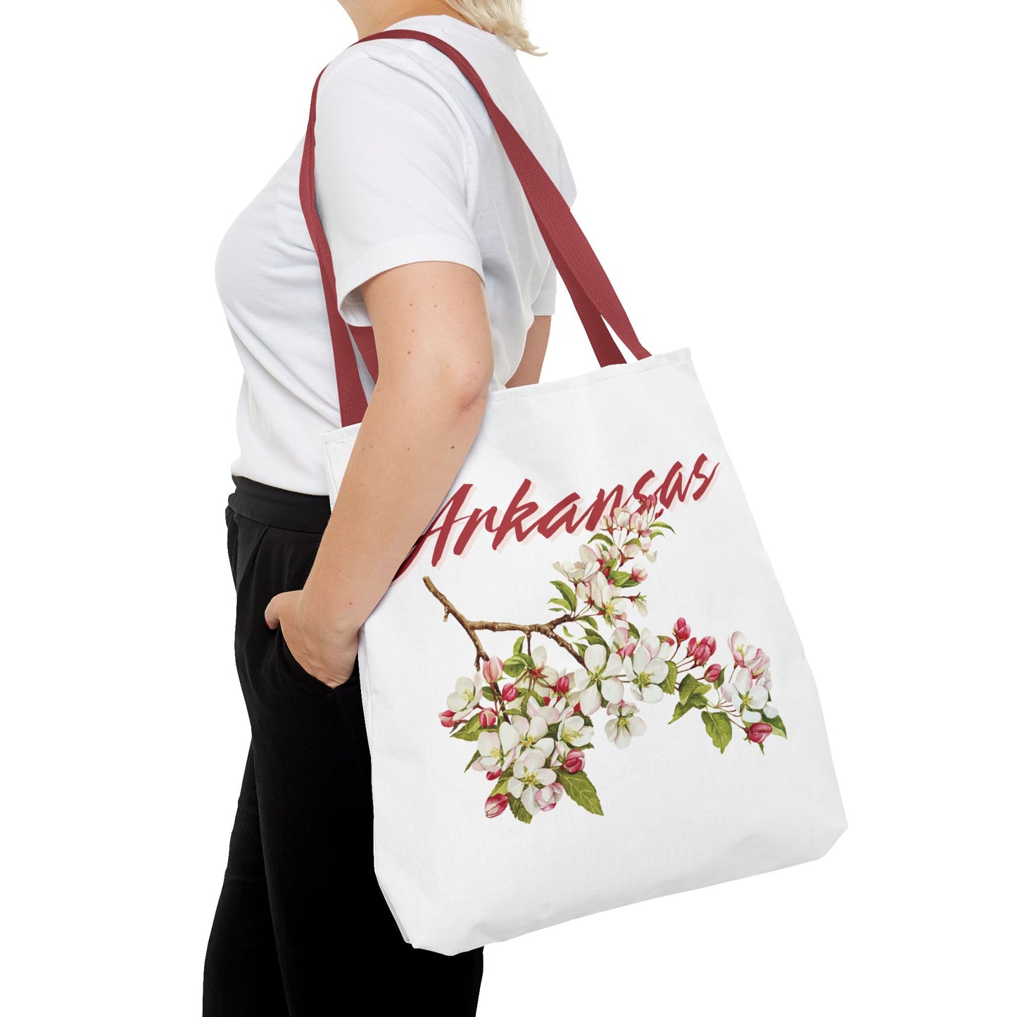 Arkansas Apple Blossom Tote Bag