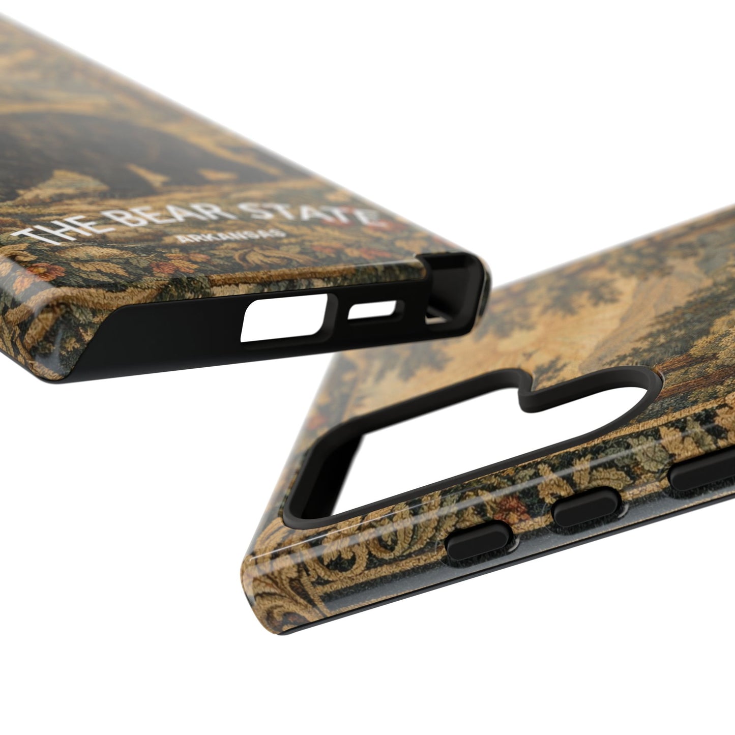 The Bear State Arkansas Vintage Forest Tough Phone Case for Samsung Galaxy Phones