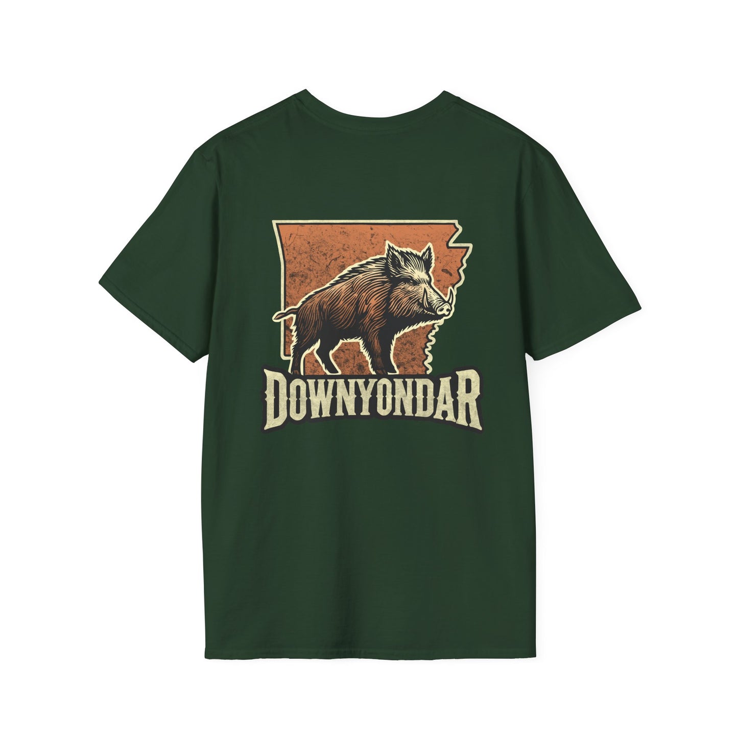 Arkansas Wildboar Hunting Unisex Softstyle T-Shirt