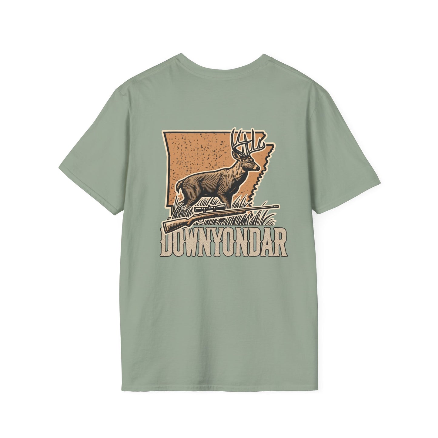 DownYondAR Whitetail Deer Unisex Softstyle T-Shirt