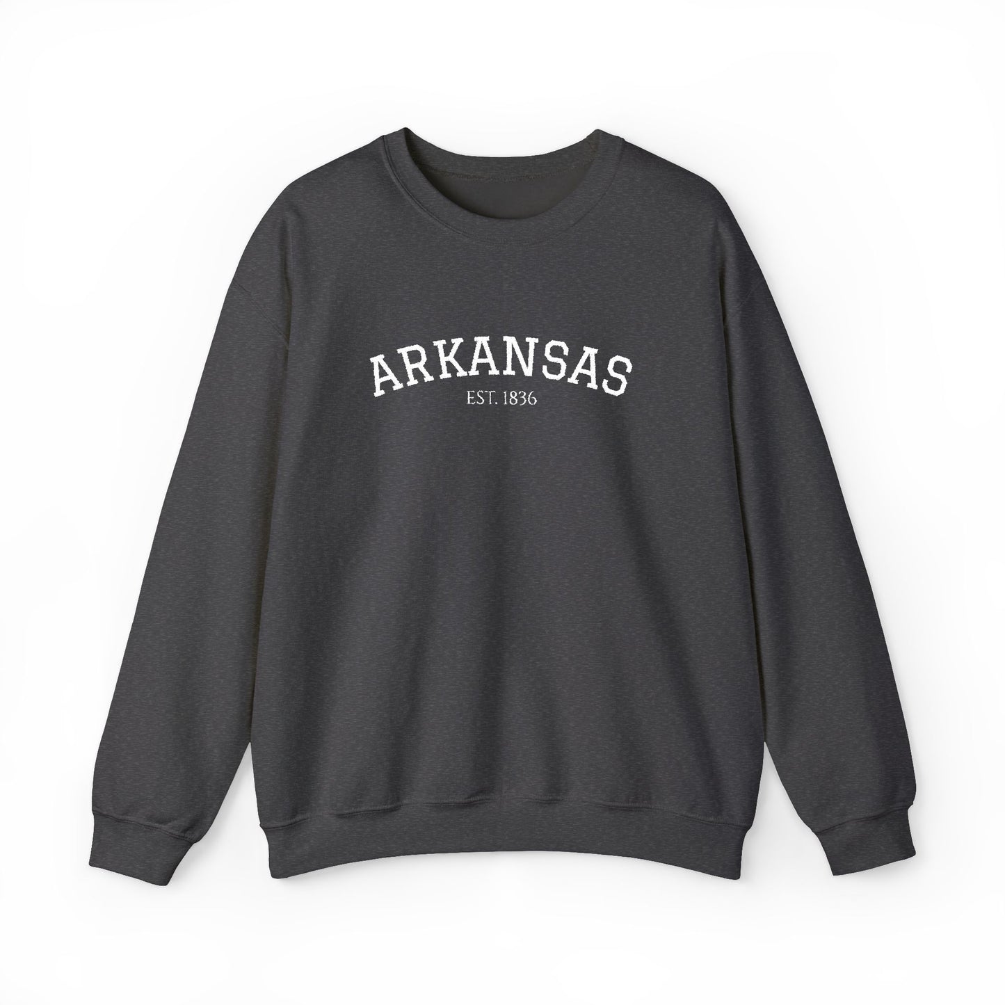 Arkansas Vintage Crewneck Sweatshirt — Classic State Pride Pullover