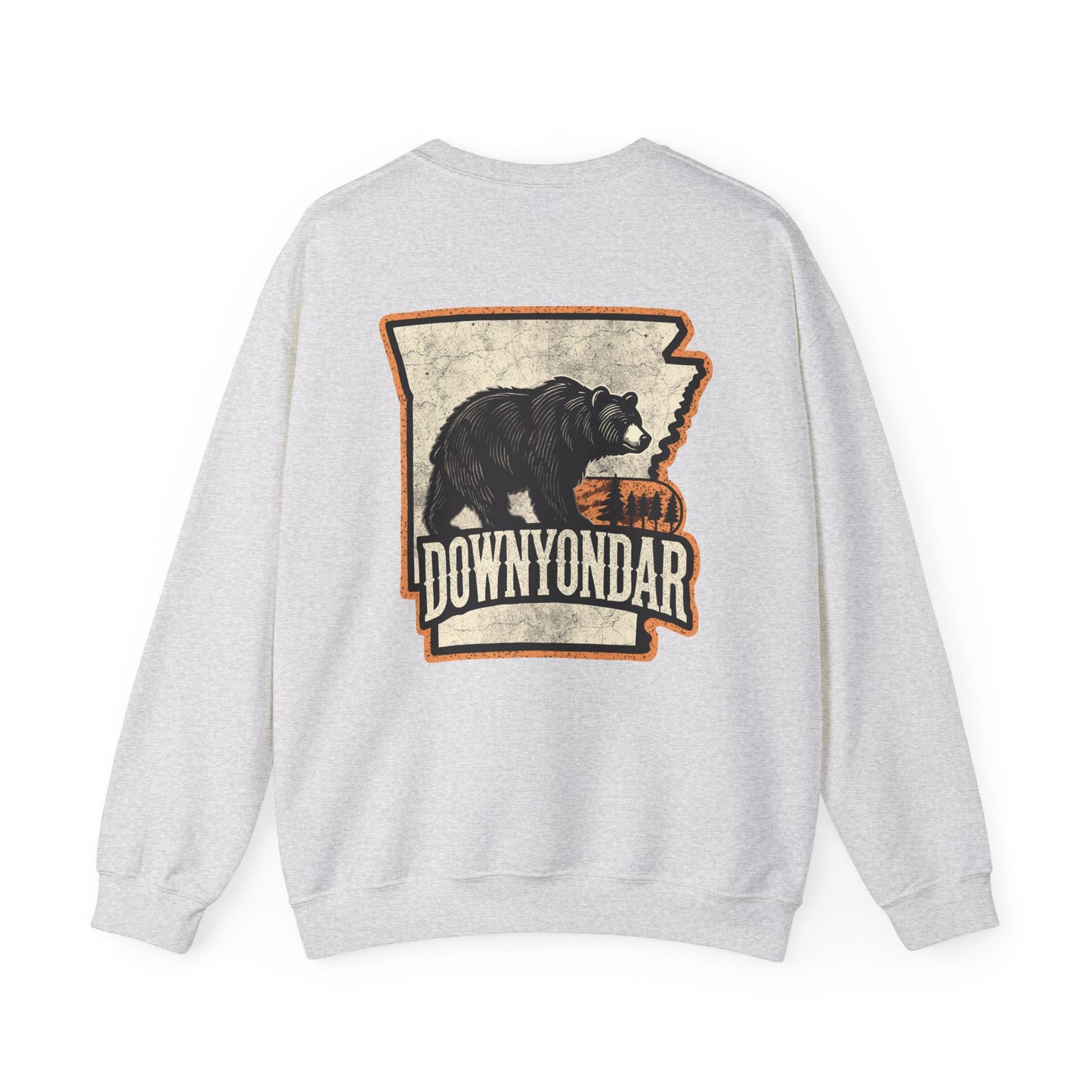 DownYondAR Arkansas Black Bear Unisex Heavy Blend™ Crewneck Sweatshirt