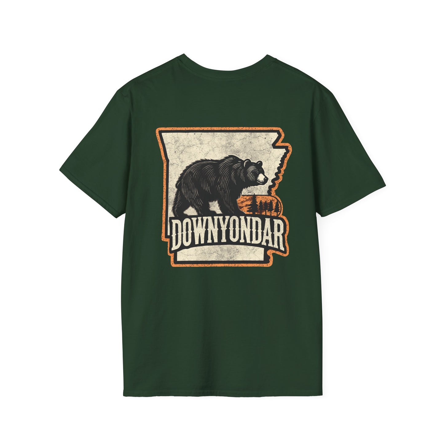 DownYondAR Black Bear Unisex Softstyle T-Shirt