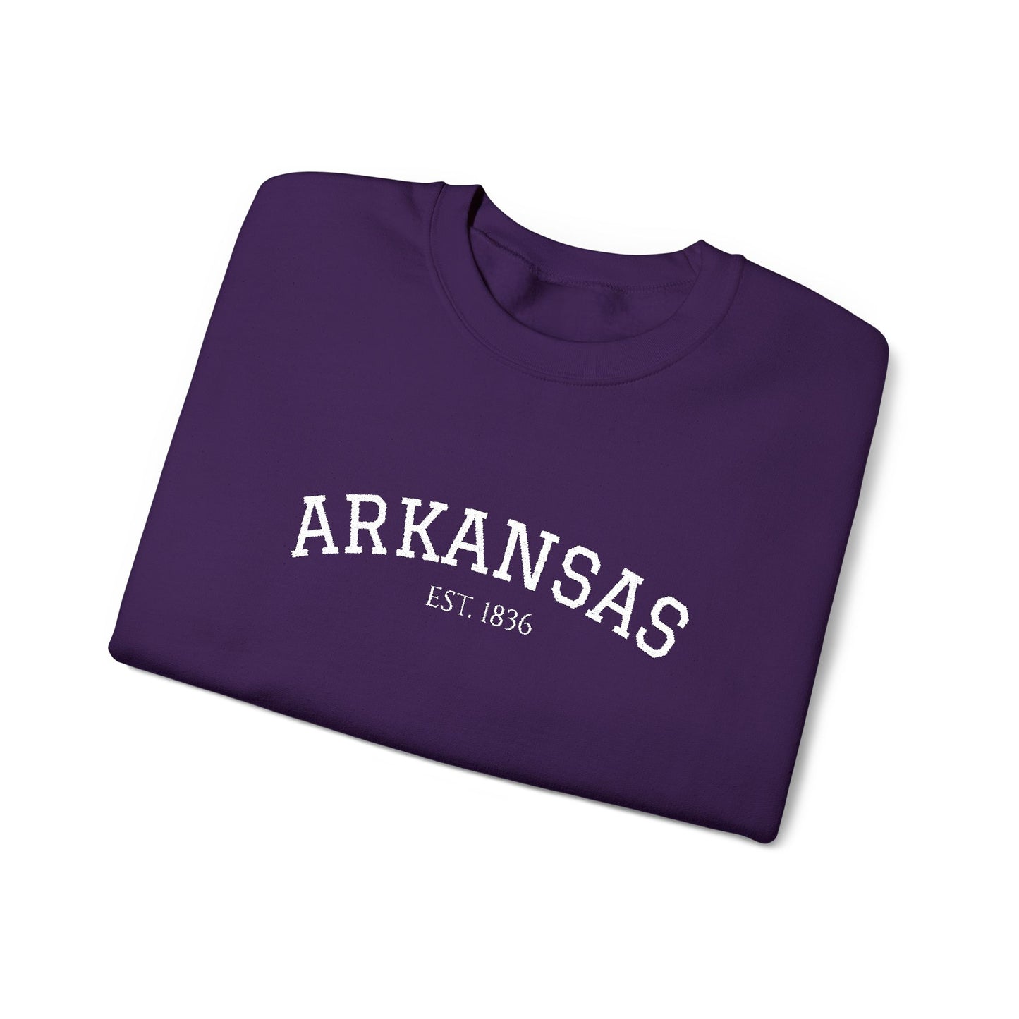 Arkansas Vintage Crewneck Sweatshirt — Classic State Pride Pullover