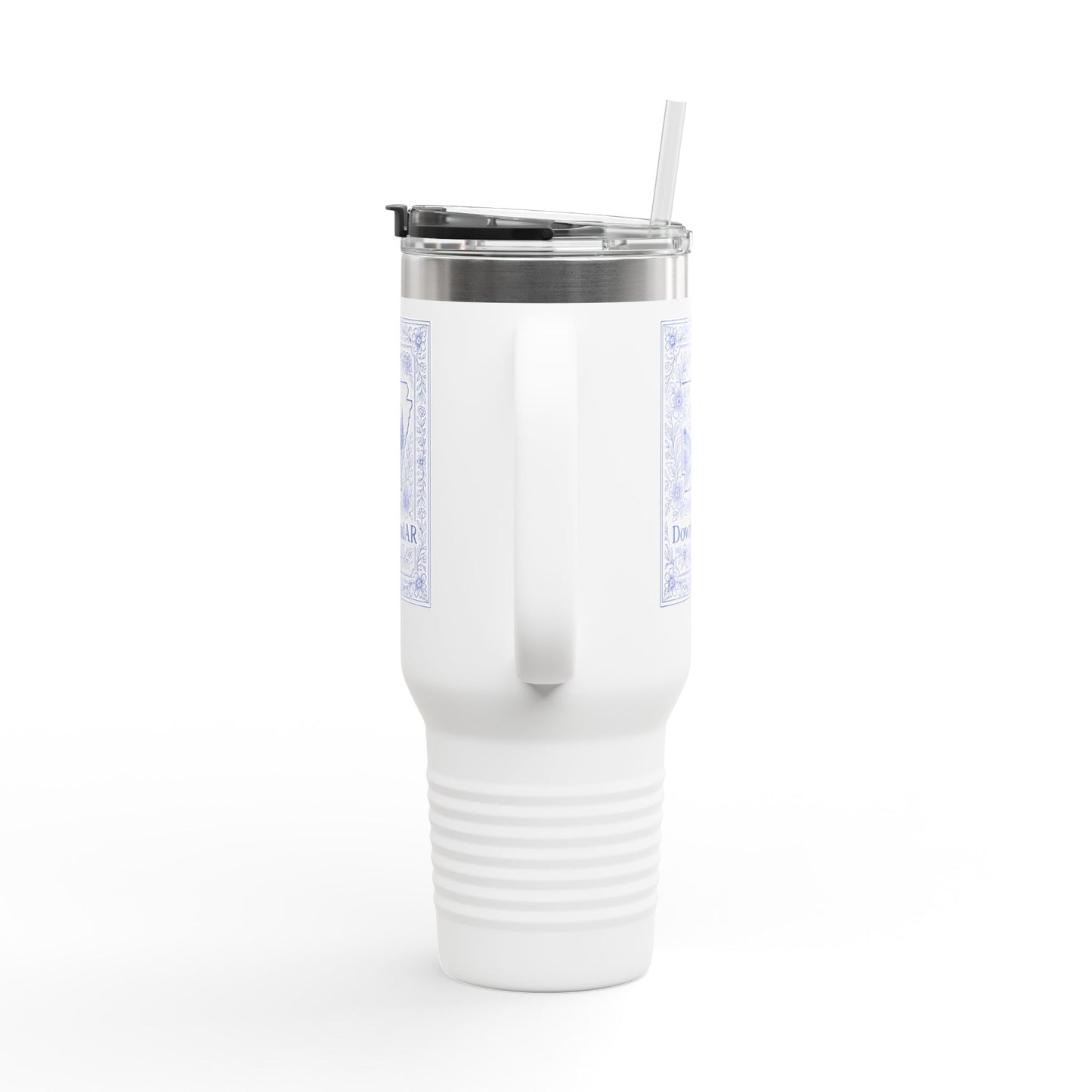 40oz Arkansas Floral Travel Mug – Double-Wall Insulated Tumbler with Straw | DownYondAR Polar Camel Cup