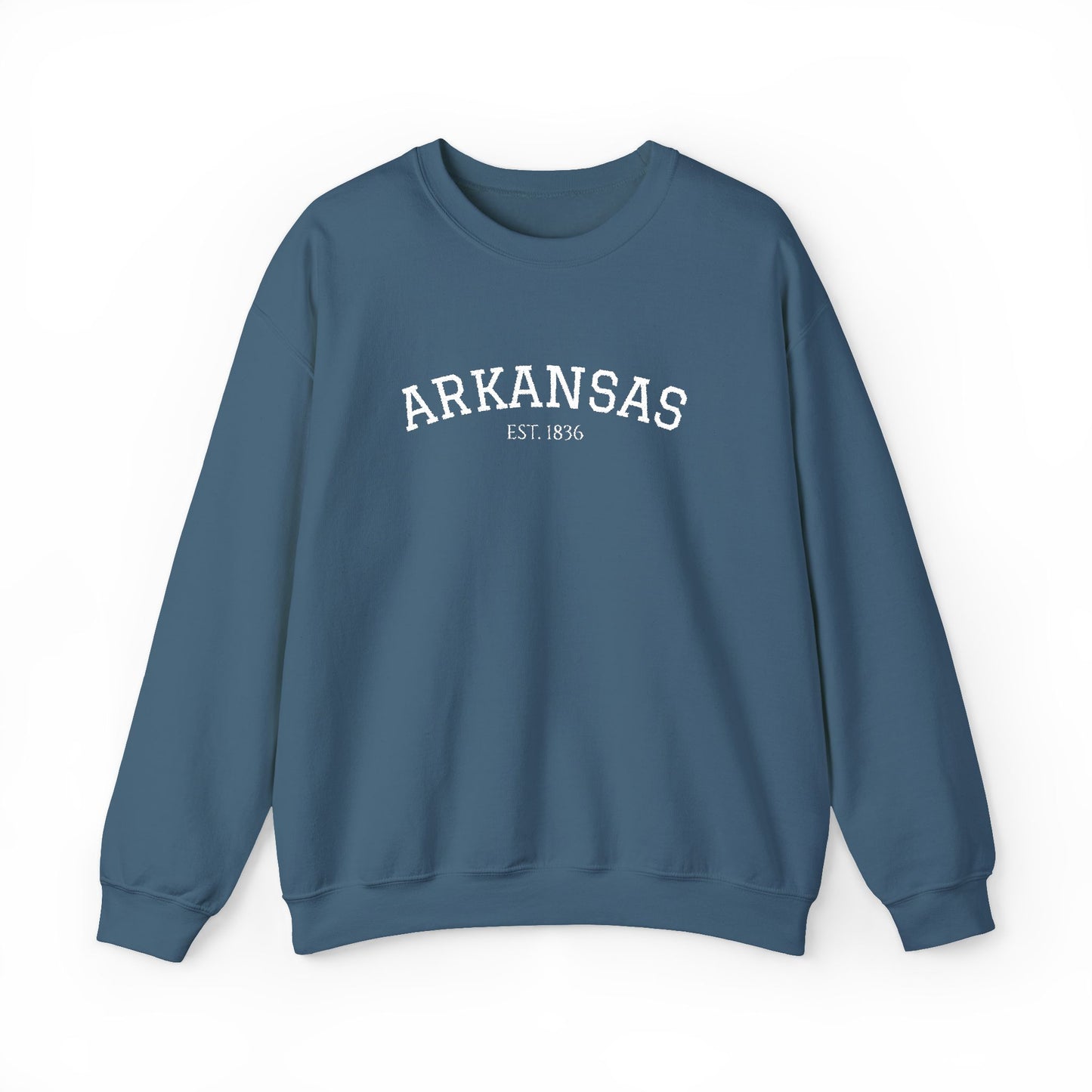 Arkansas Vintage Crewneck Sweatshirt — Classic State Pride Pullover