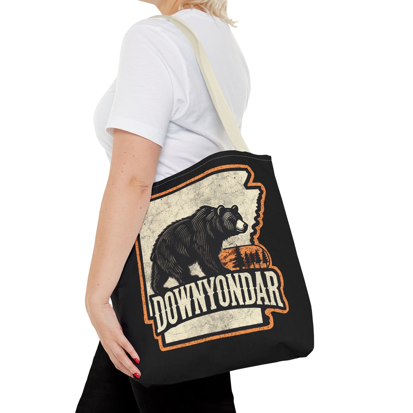 DownYondAR Black Bear Tote Bag