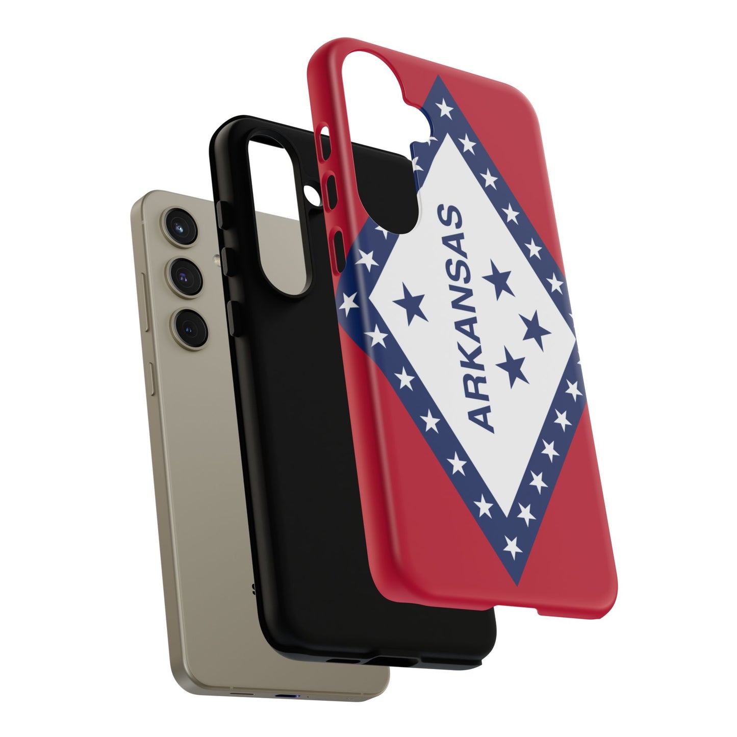 Arkansas State Flag Tough Case for Samsung Phones