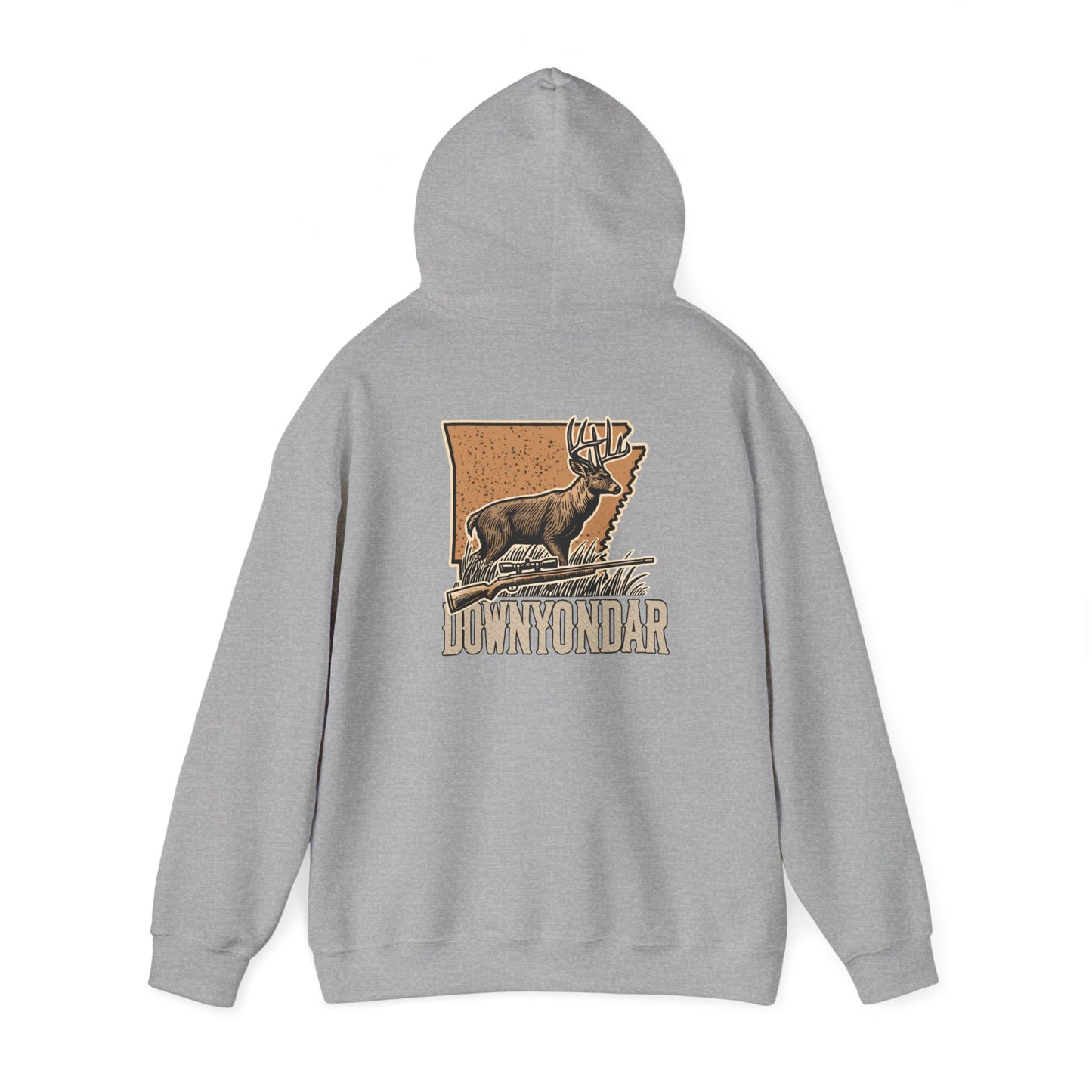 DownYondAR Arkansas Whitetail Deer Unisex Heavy Blend™ Hooded Sweatshirt