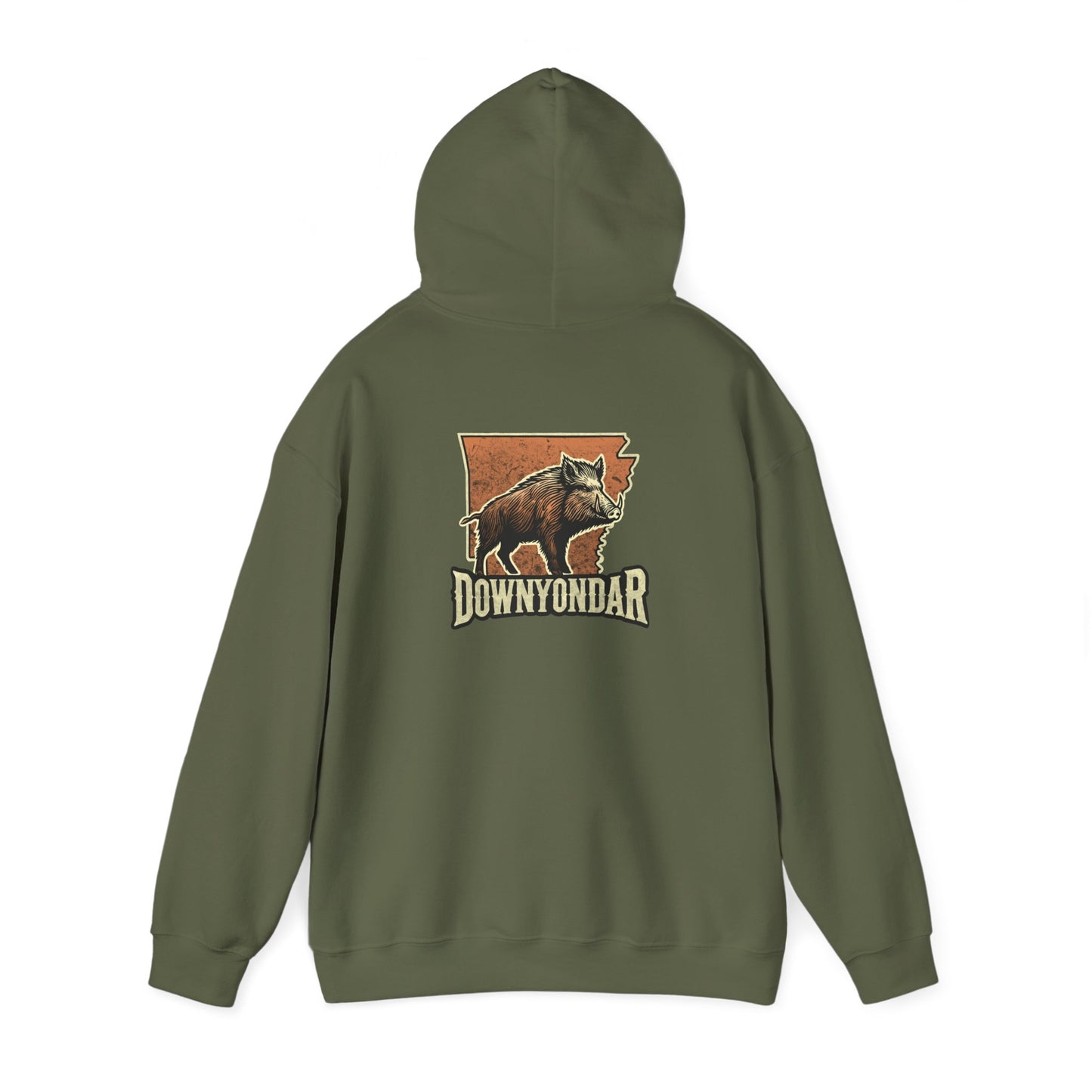 Arkansas Wildboar Hunting Unisex Heavy Blend™ Hooded Sweatshirt