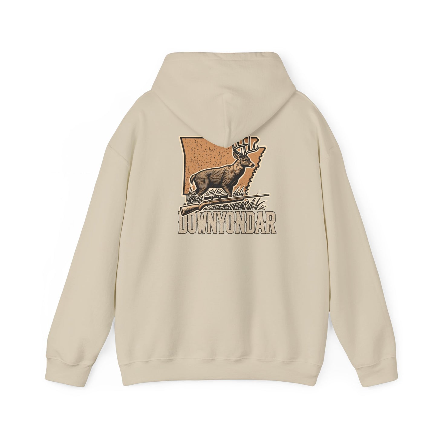 DownYondAR Arkansas Whitetail Deer Unisex Heavy Blend™ Hooded Sweatshirt