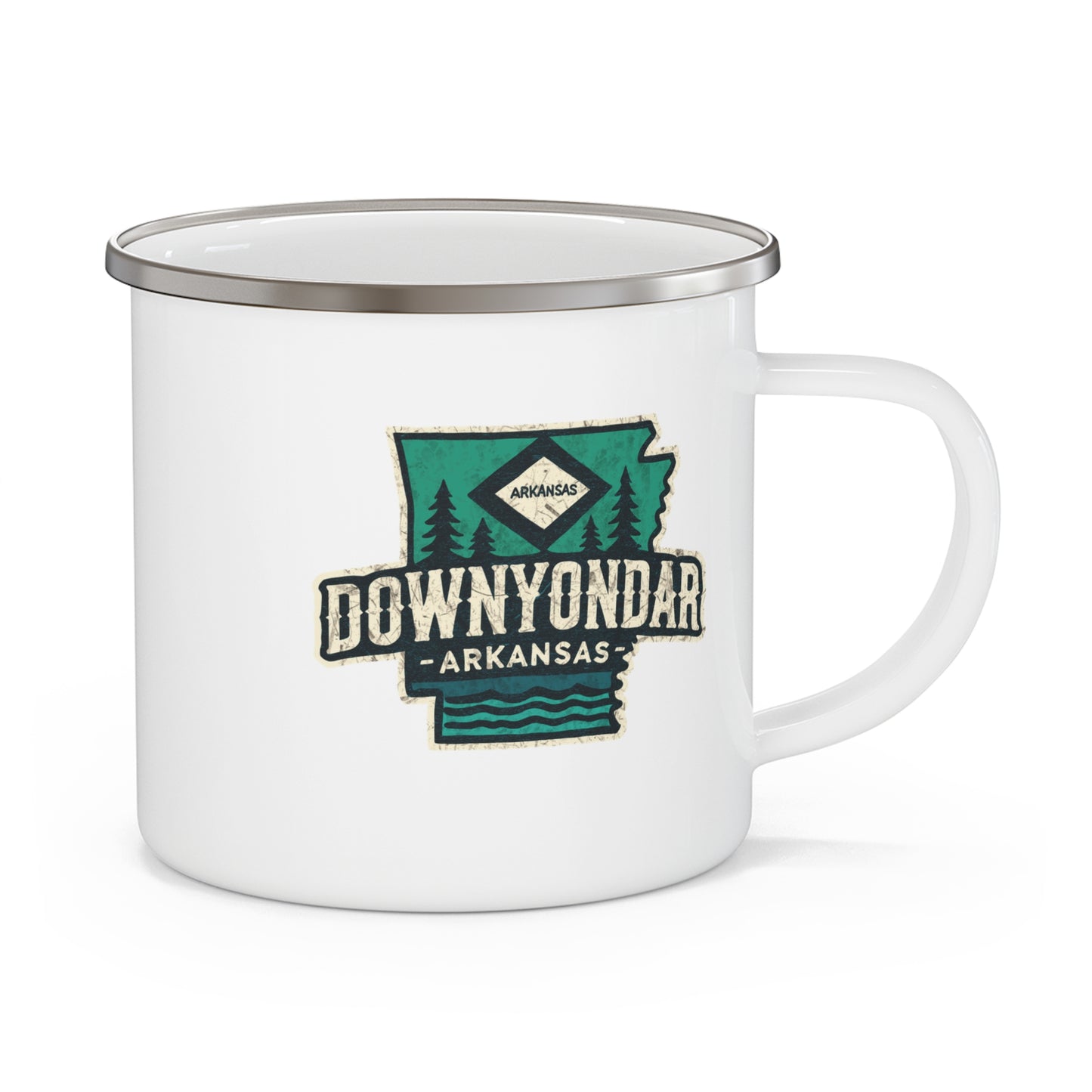 DownYondAR Enamel Camping Mug