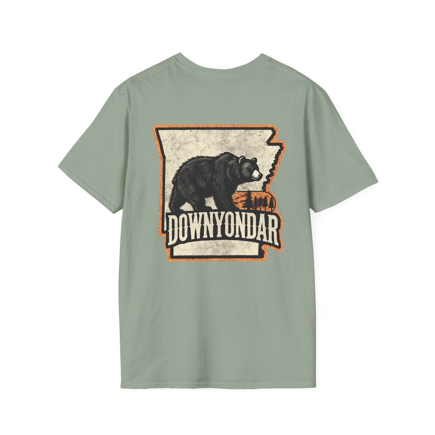 DownYondAR Black Bear Unisex Softstyle T-Shirt