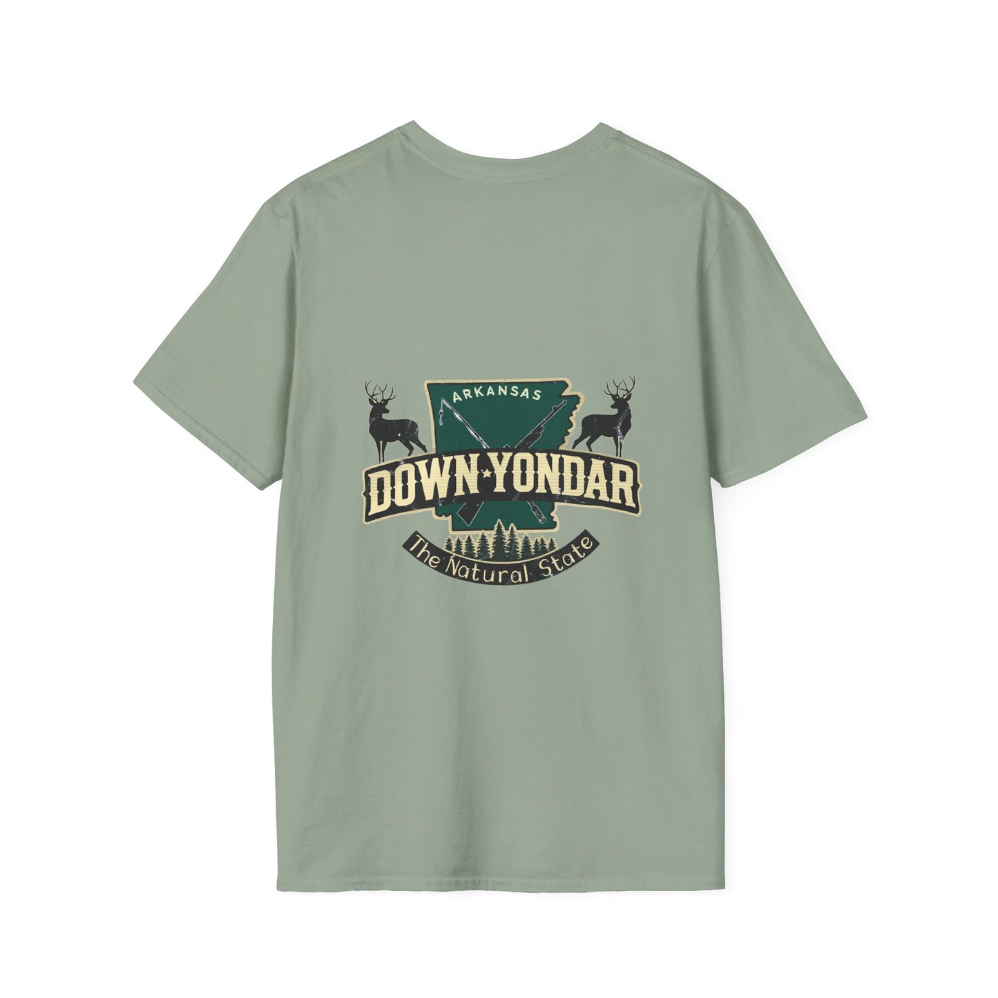 DownYondAR Arkansas Hunting Unisex Softstyle T-Shirt