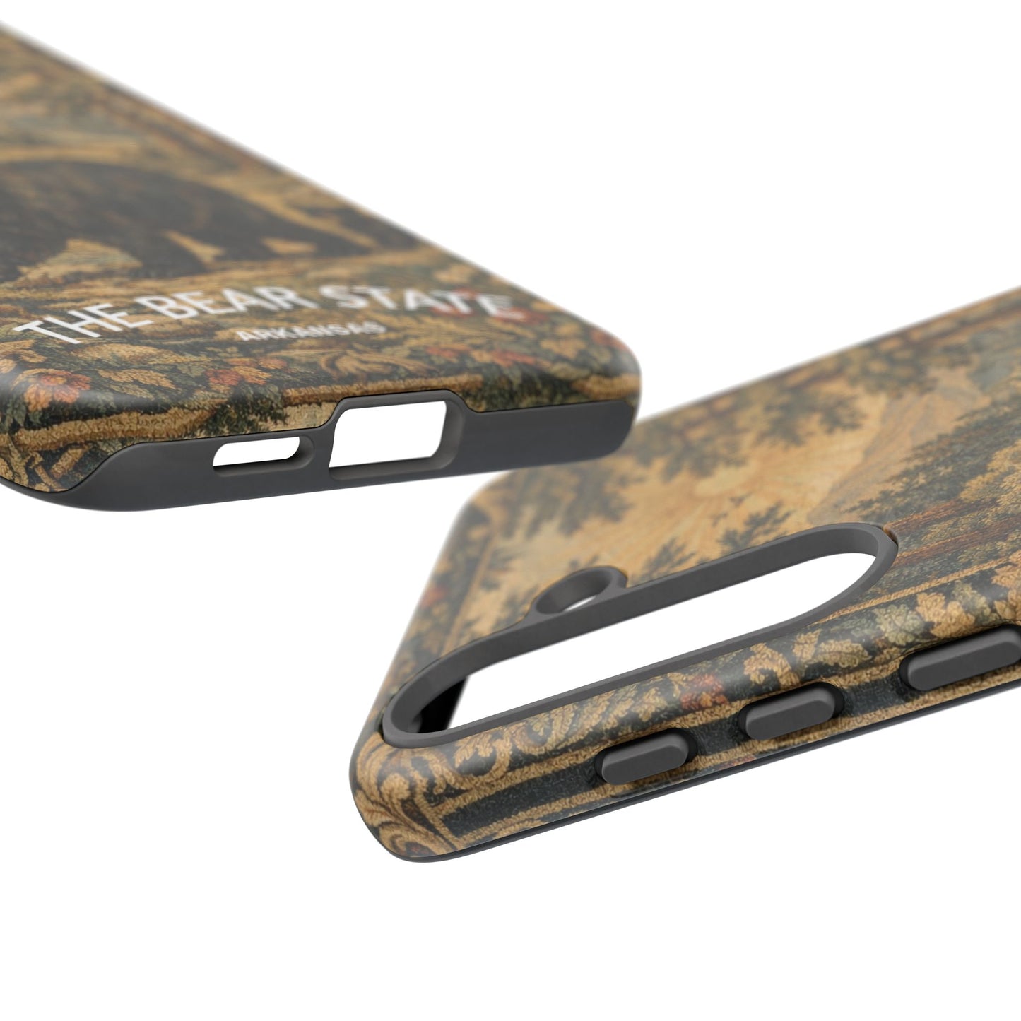 The Bear State Arkansas Vintage Forest Tough Phone Case for Samsung Galaxy Phones