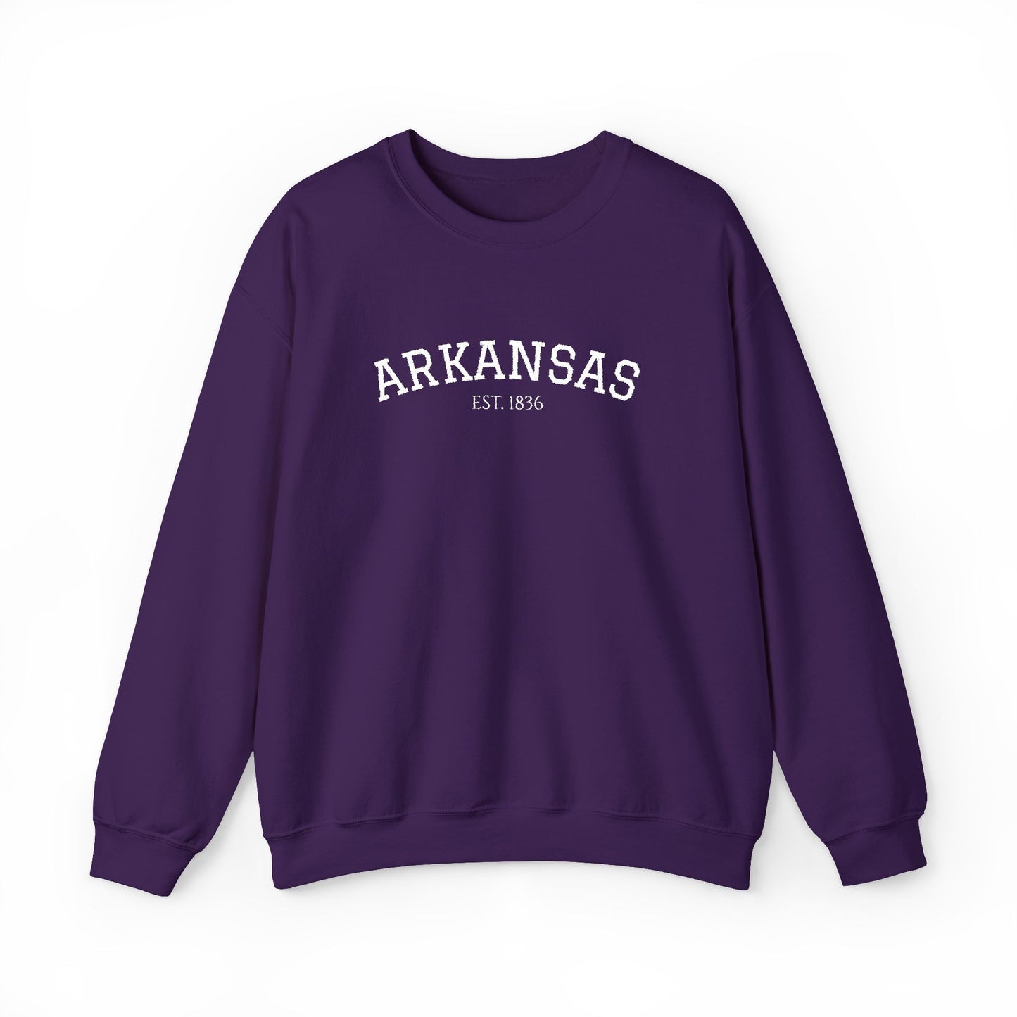 Arkansas Vintage Crewneck Sweatshirt — Classic State Pride Pullover