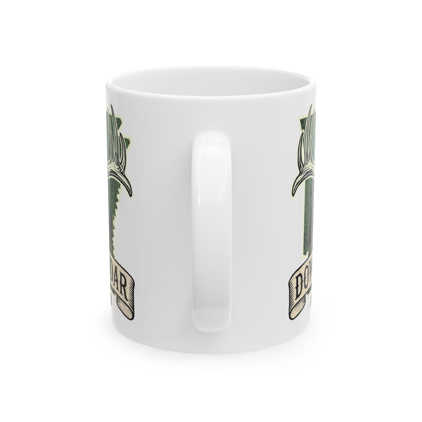 Down YondAR Arkansas | Whitetail Skull Ceramic Mug – 11oz