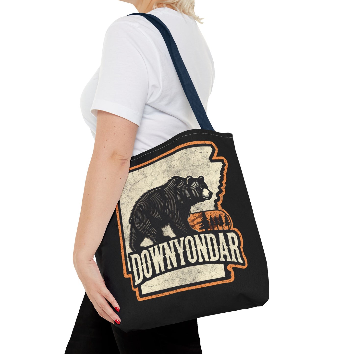 DownYondAR Black Bear Tote Bag