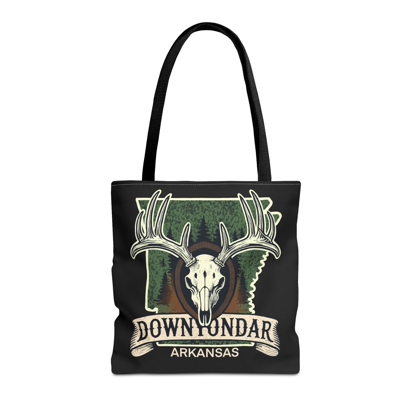 Deer Skull European Mount Arkansas Hunting Tote Bag