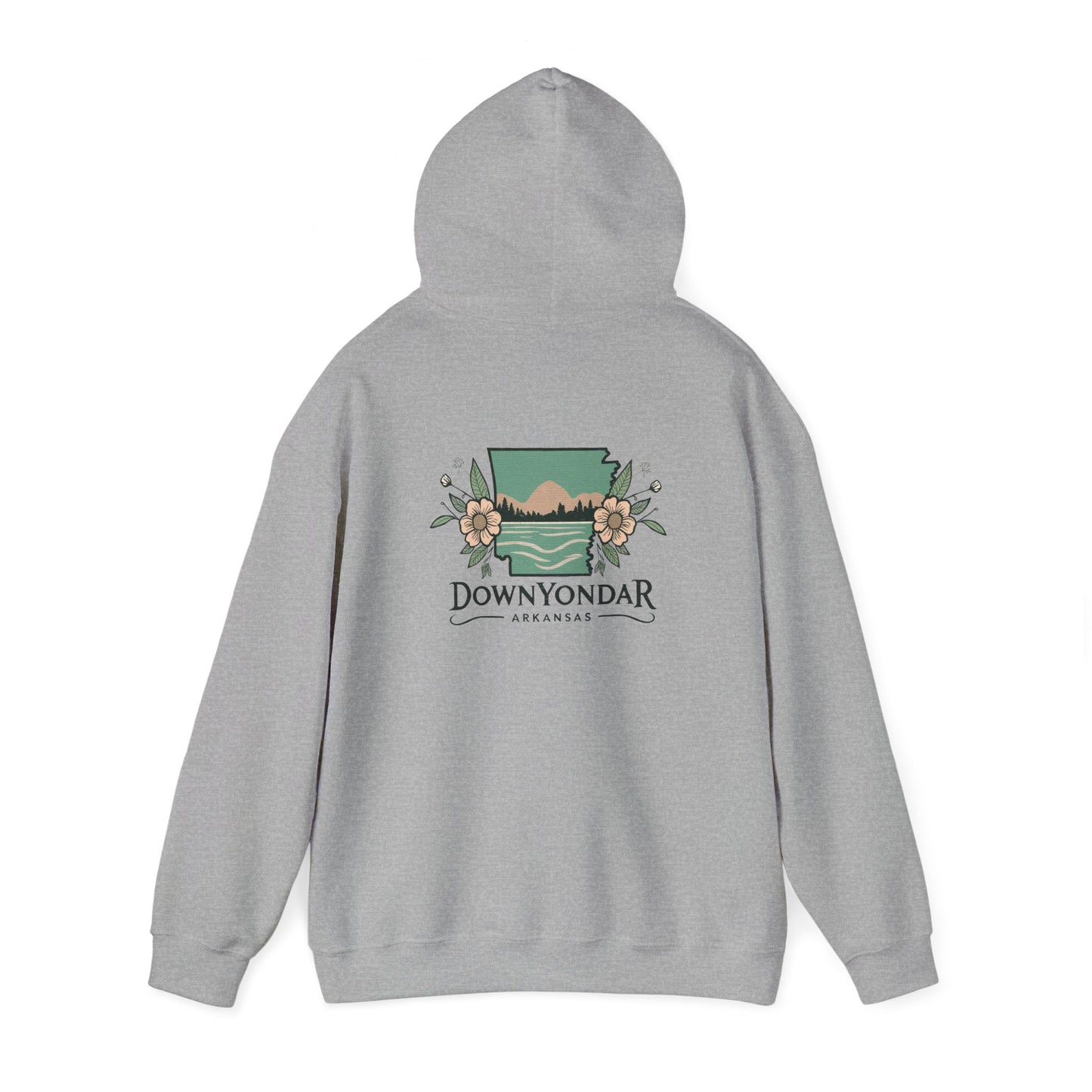 DownYondAR Arkansas Natural State Unisex Heavy Blend™ Hooded Sweatshirt